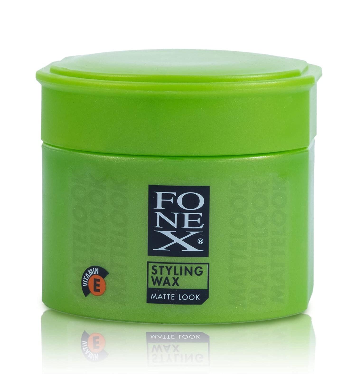 Fonex Matte Look Hairstyling Wax | Strong Hold Matt Wax for All Hair Types | 100ml - International Shipping Available - Buy Online on GoSupps.com