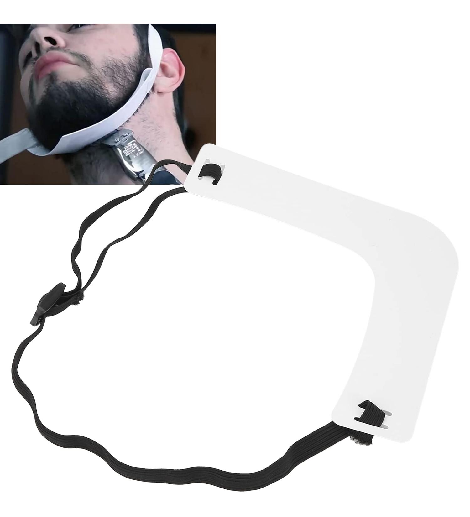 Beard Shaper Neckline Template | Adjustable Trimmer Tool for Perfect Grooming - One Size Fits All - Buy Online on GoSupps.com