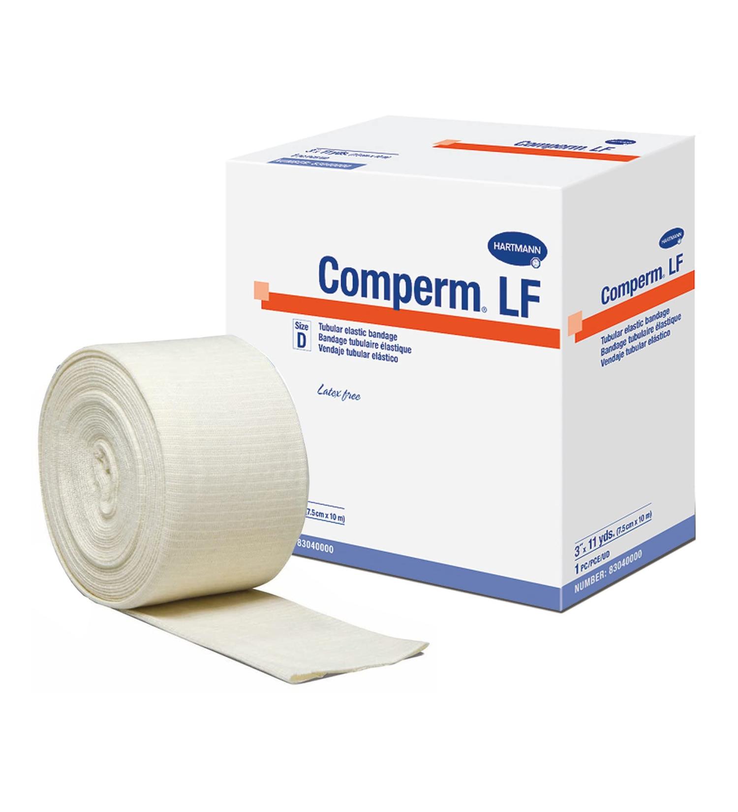 Hartmann 83040000 Comperm Tubular Bandage - Size D 33" Length 3" Width Latex-Free | Buy Internationally - Buy Online on GoSupps.com