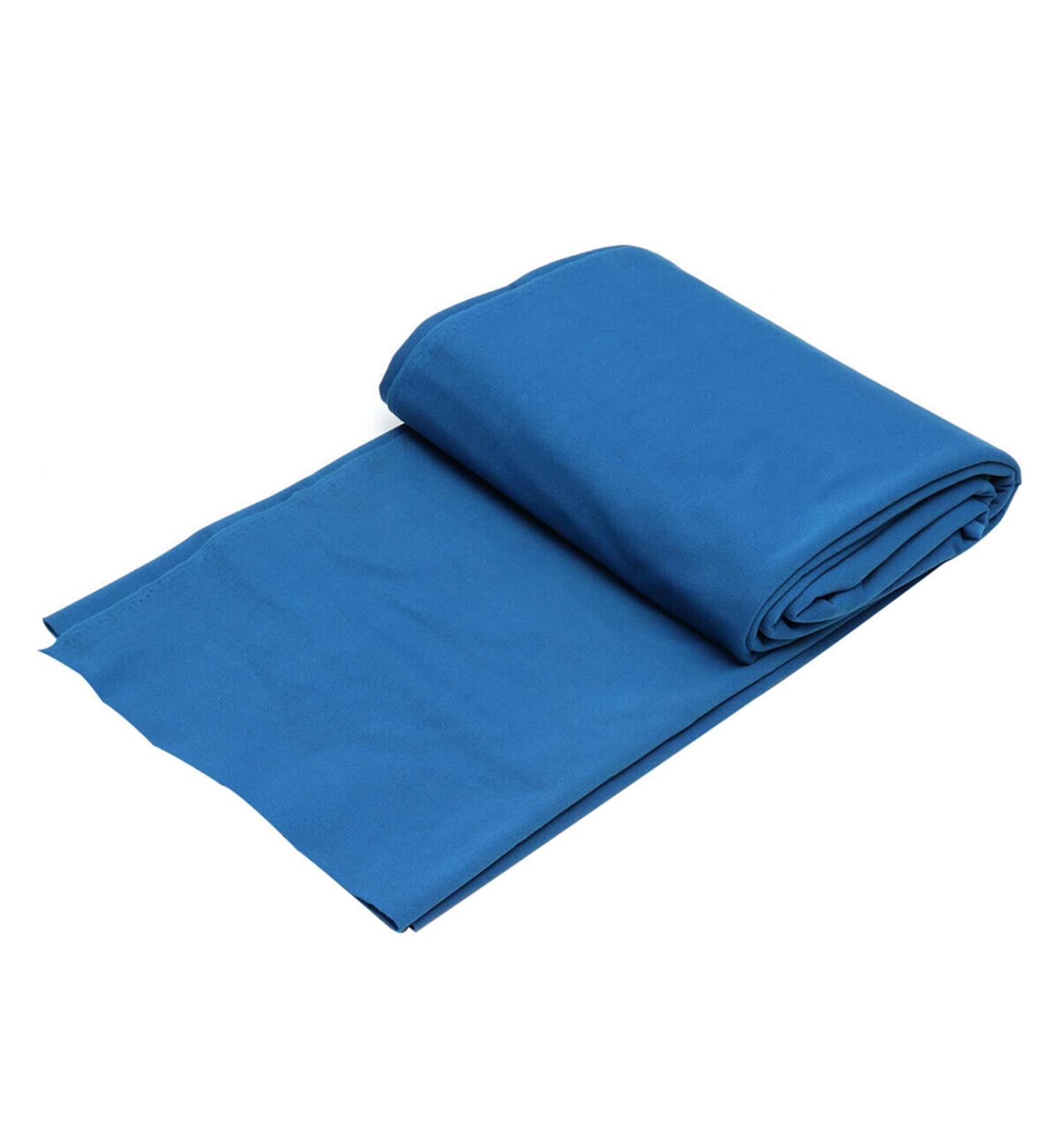 MOIAK Pool Table Cloth - Premium Billiard Felt for 7 or 8 ft Tables | 340x145 cm | Blue | Ideal for Bars, Clubs, and Hotels - Buy Online on GoSupps.com