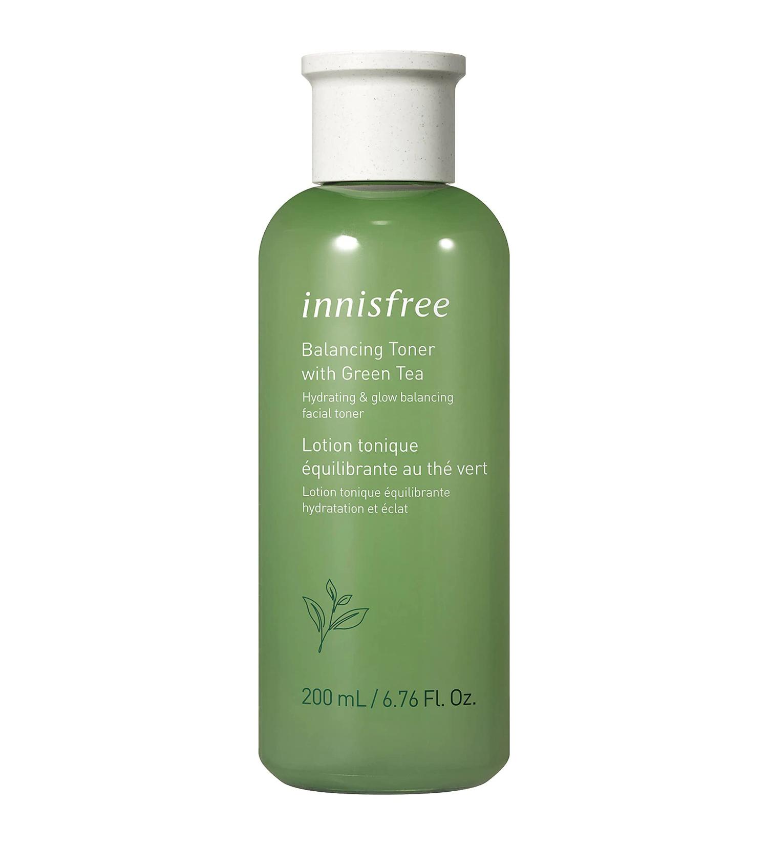 Innisfree Green Tea Moisture Balancing Toner - Hydrating Face Treatment 6.76 Fl Oz - Buy Online on GoSupps.com