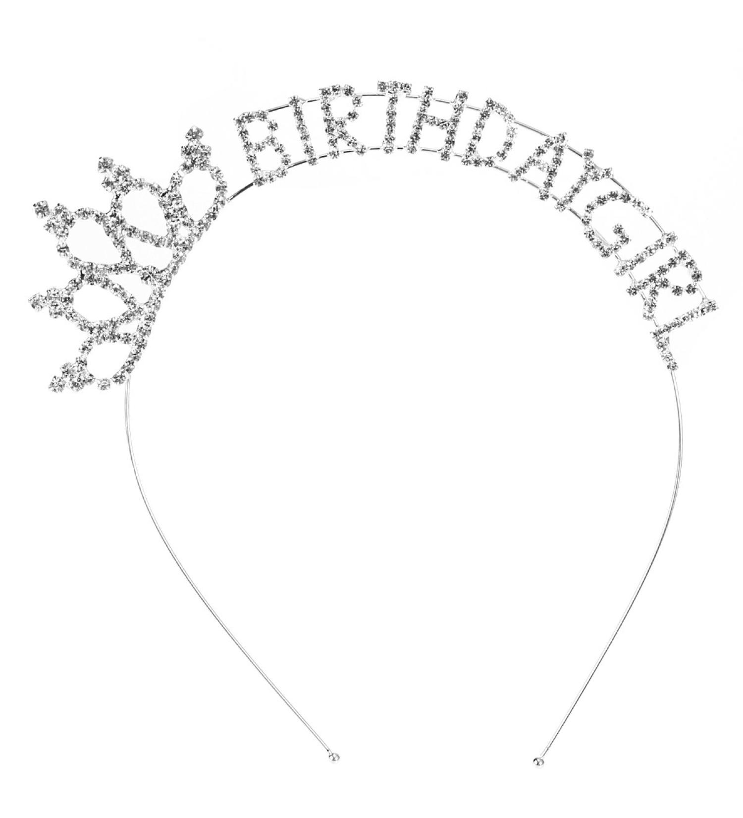 Frcolor Tiara - Strasser Crystal Hair Crown for Little Princess - Birthday Crown with 'Happy Birthday' Font - Buy Online on GoSupps.com