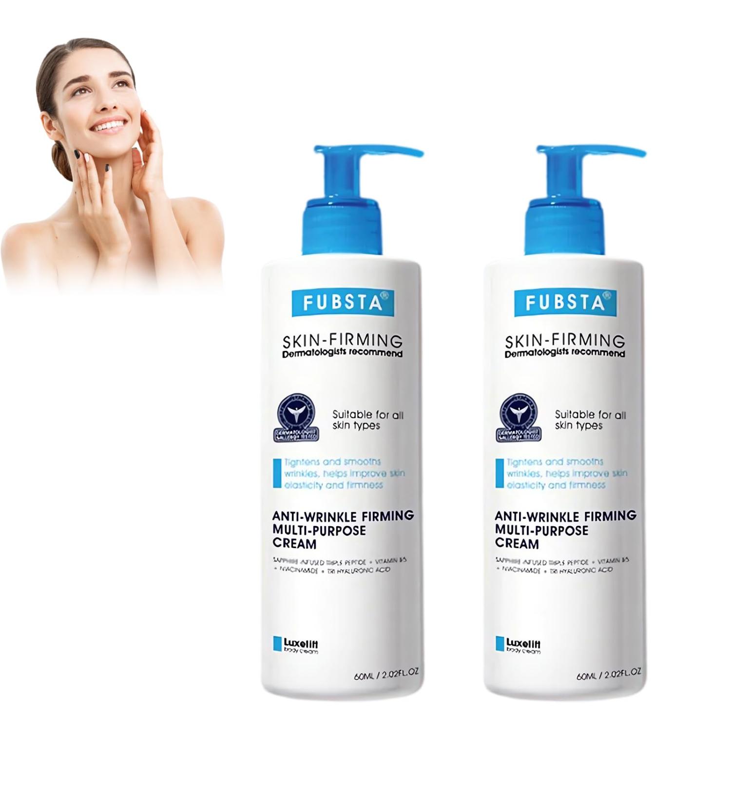 Luhaka Fubsta Ultra Firming & Revitalizing Cream Advanced Skin Firming Rejuvenating Cream Body Lotion Moisturizer Renew Skin Firmness (2) - Buy Online on GoSupps.com