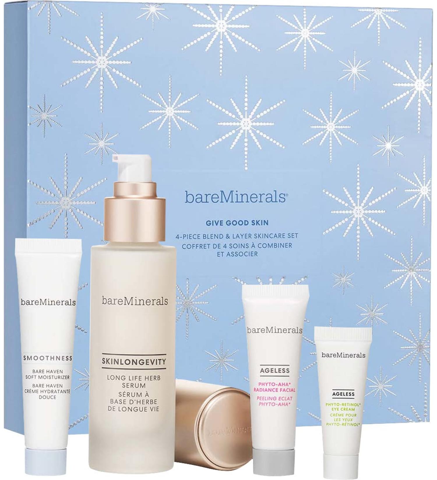 Bare Minerals Give Good Skin 4-Piece Mix and Layer Skin Care Set