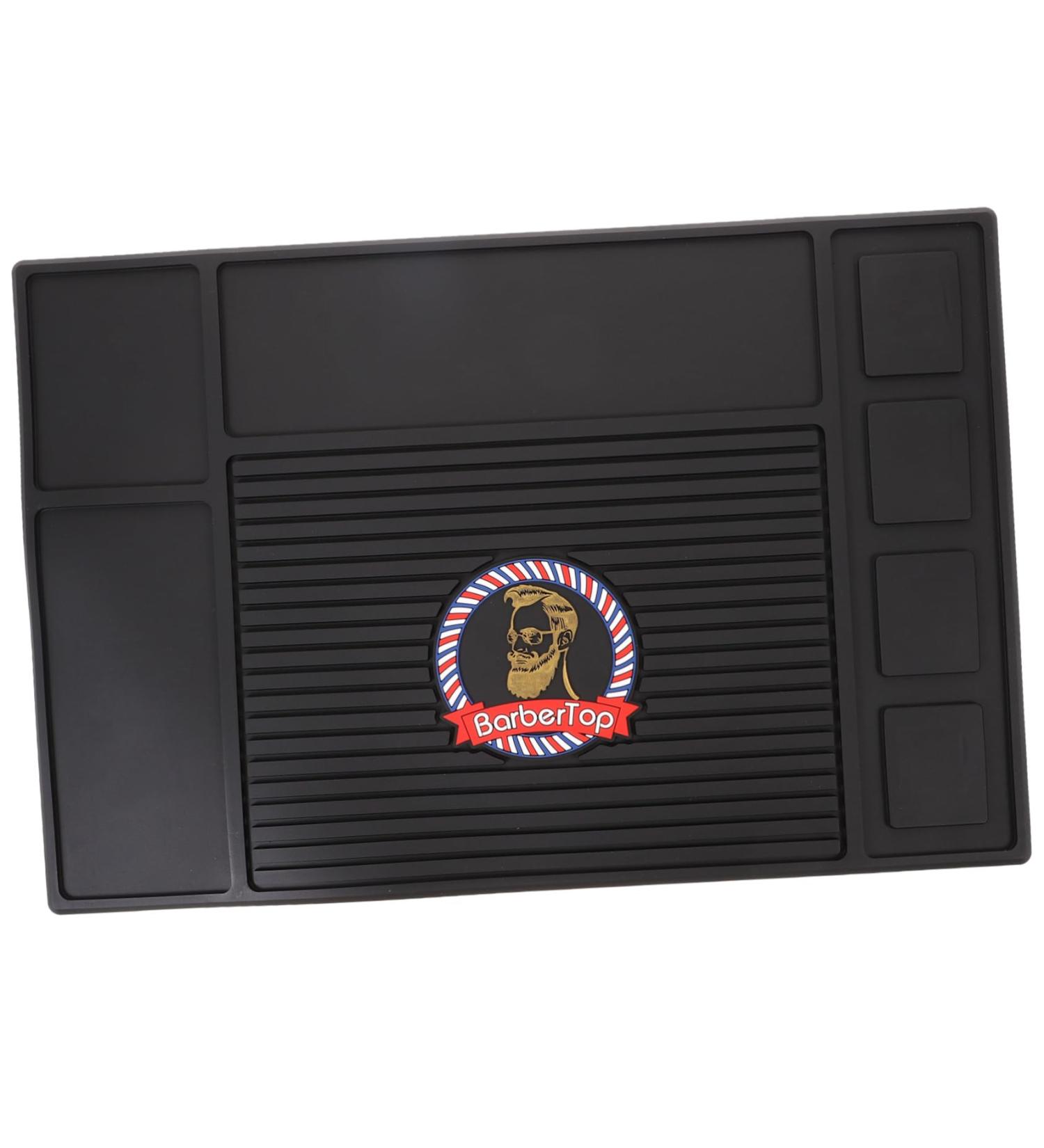 Angoily Hairdressing Tool Pad Barber Supplies N on Slip Station Mat Barber Workstation Mat Magnet Tool Barber Rubber Mat Barber Clipper Mat Anti Silica Gel Strong Magnet Clippers - Buy Online on GoSupps.com