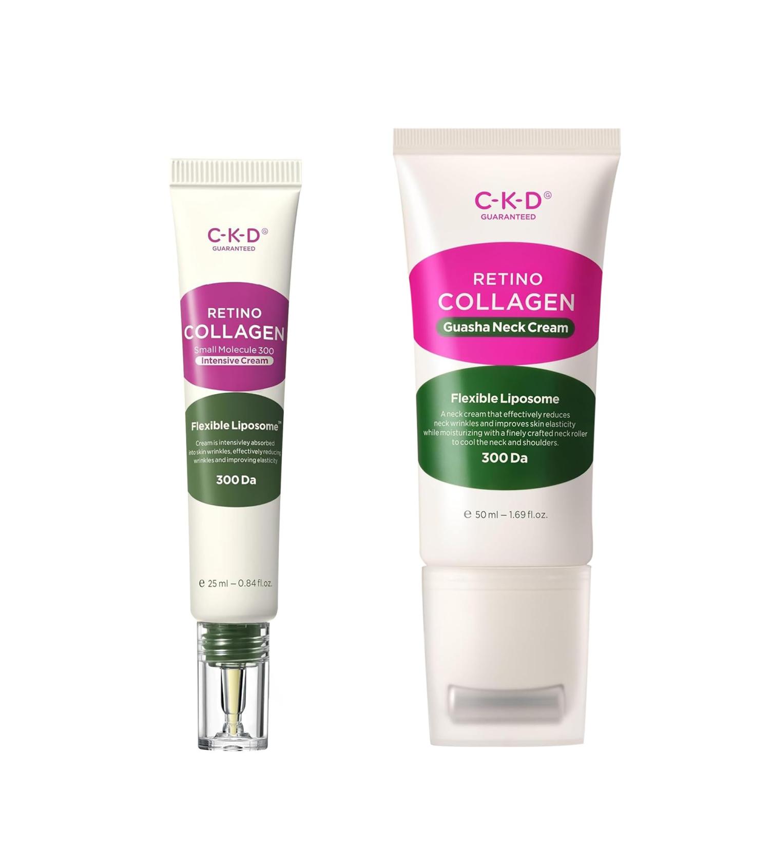 CKD Retinol Collagen Cream Bundle Anti-Aging & Lifting Set with Retinal and Massage Roller for Wrinkles Sagging and Firmness Korean Skincare Set - Buy Online on GoSupps.com