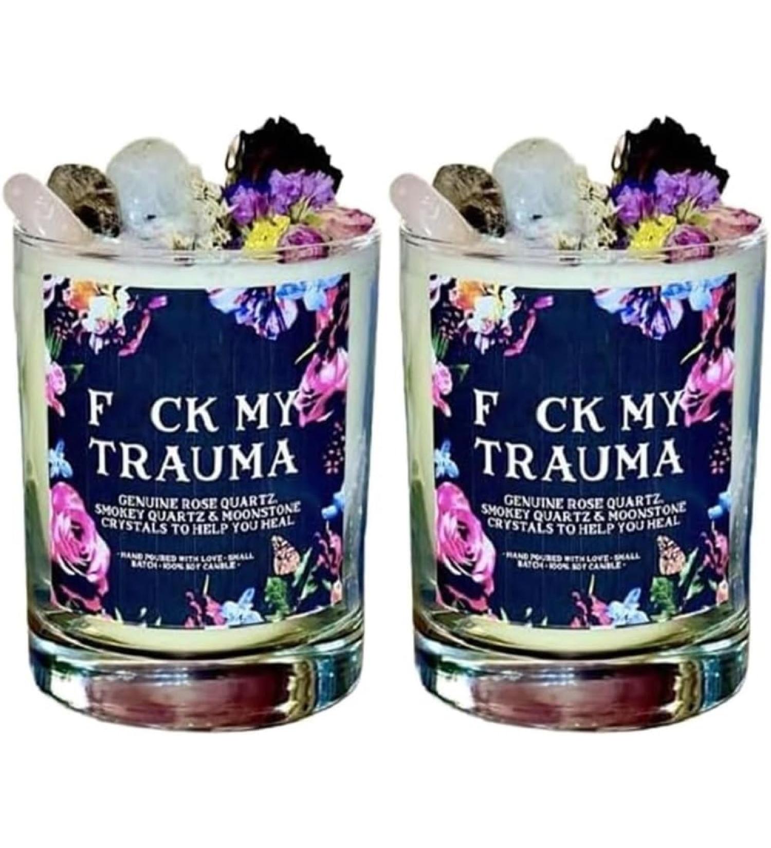 2024 My Trauma Candle - Fun Stress Relief Gift for Friends & Family | Office D cor & Mental Health Relaxation Candle - Buy Online on GoSupps.com