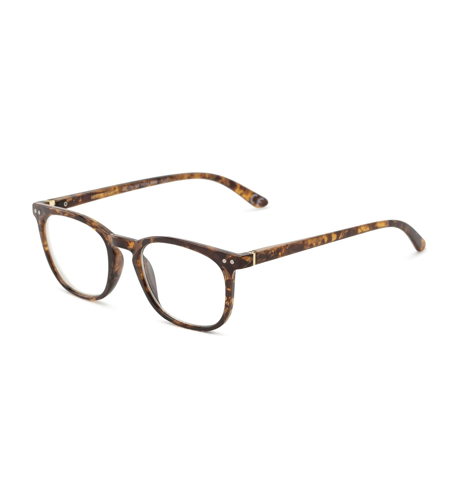 Foster Grant Caiden Blue Light Bifocal Reading Glasses for Men - Milky Brown Tortoise 48mm - International Shipping Available - Buy Online on GoSupps.com