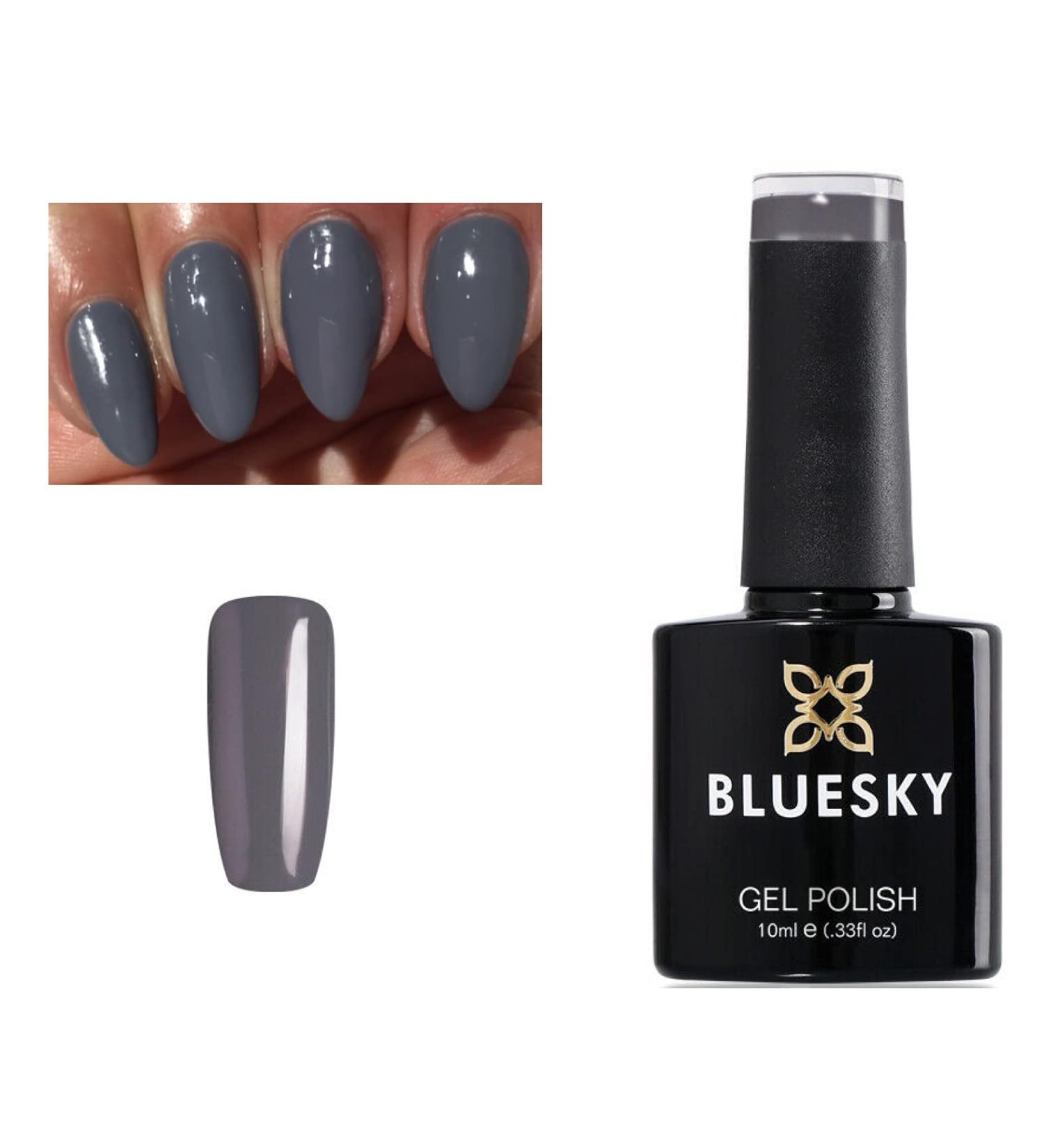 Bluesky Nail Gel Polish Grey Color Autumn Winter ROCKY MOUNTAIN 63928 UV LED Soak Off 10ml - Buy Online on GoSupps.com