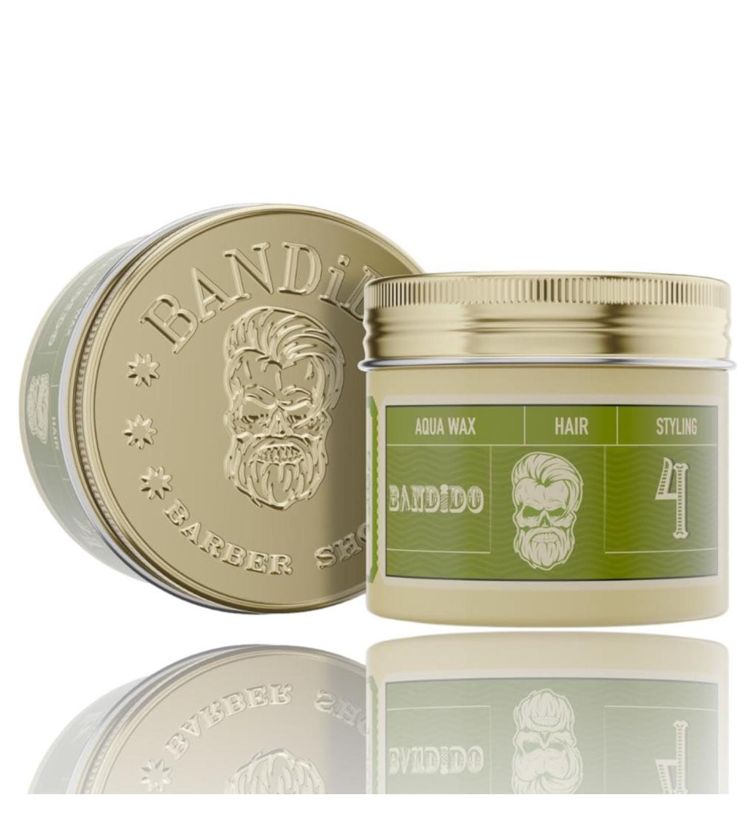 Buy Bandido Aqua Wax No. 4 Green Premium Hair Styling Product for All Hair Types | Fast International Shipping - Buy Online on GoSupps.com
