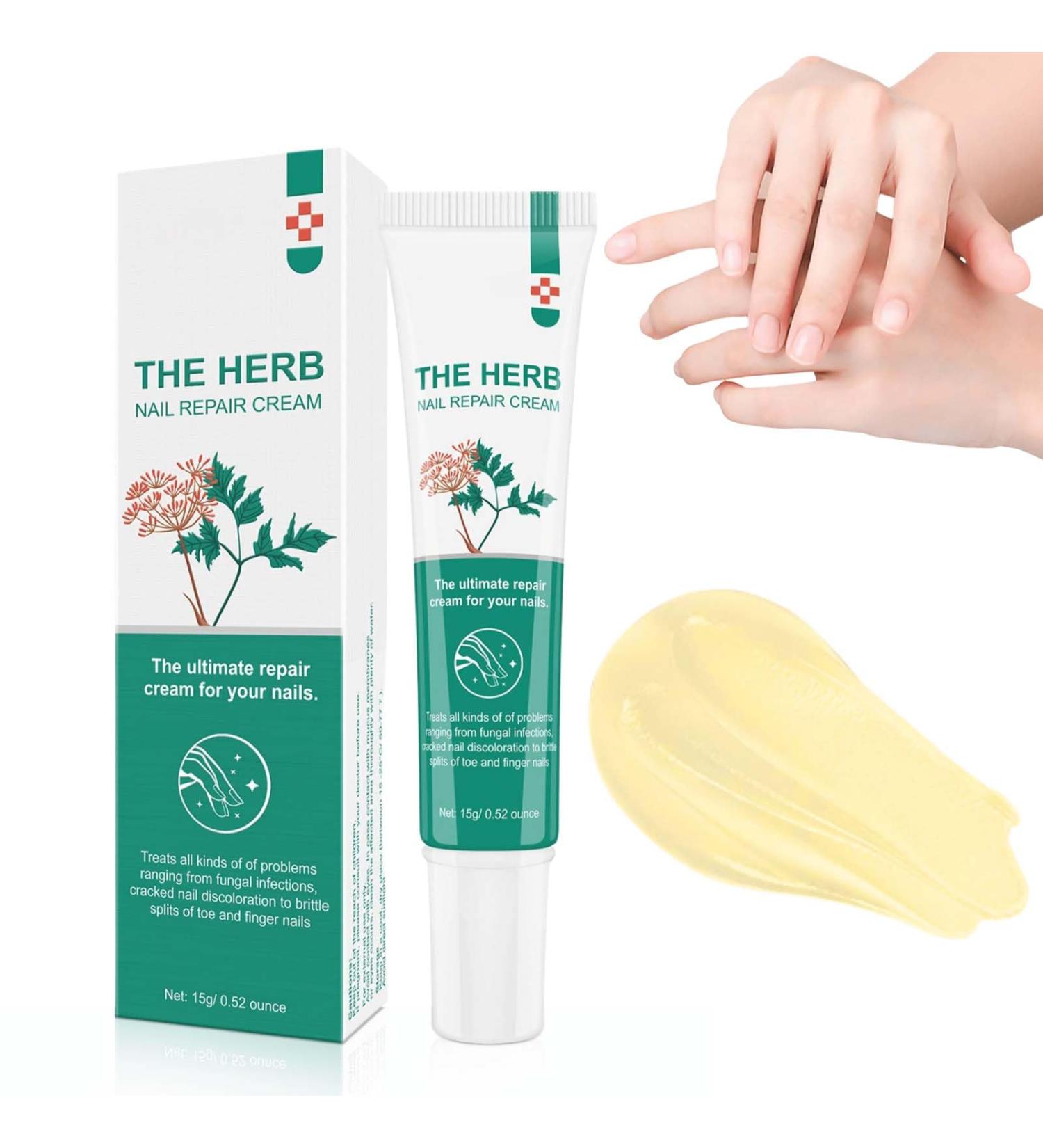 Nail Repair Cream Effective Fungal Nail Treatment for Toenails Fungus Nail Cream Nourishing For Restores Discolored & Damaged Strong Nail Fungus Treatment for Toenail Restores Healthy Appearance - Buy Online on GoSupps.com