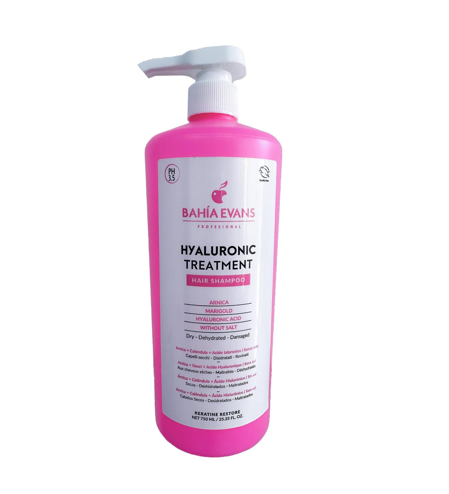 Keratin Shampoo with Hyaluronic Acid - Deep Treatment for Dry Damaged Hair | 25.35 FL OZ - International Shipping Available - Buy Online on GoSupps.com
