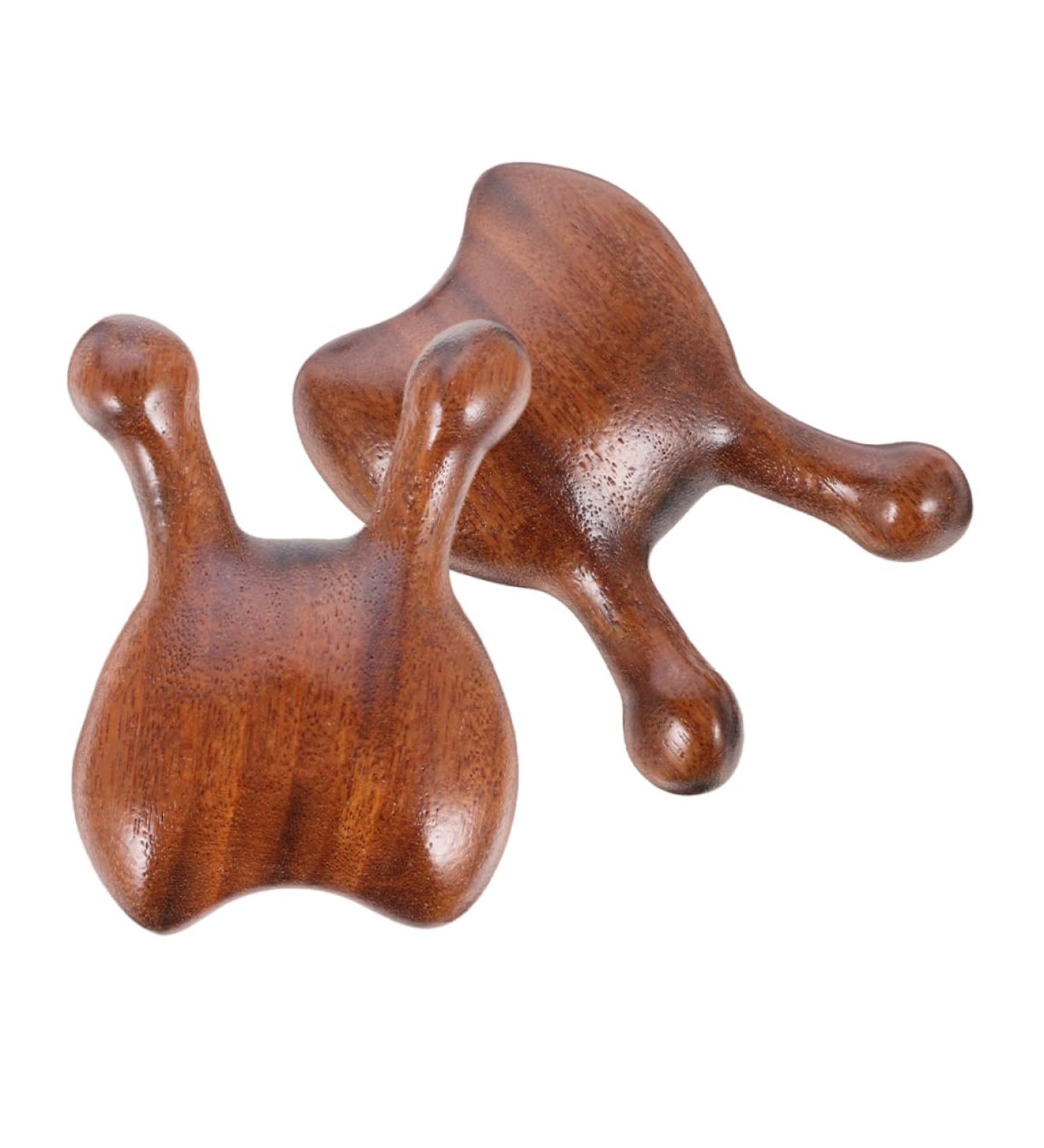 2pi ces Grattoir Points Acupuncture Pour Visage Masseur De Nez Bois Lot De Outils De Massage Du Nez Yeux - Buy Online on GoSupps.com