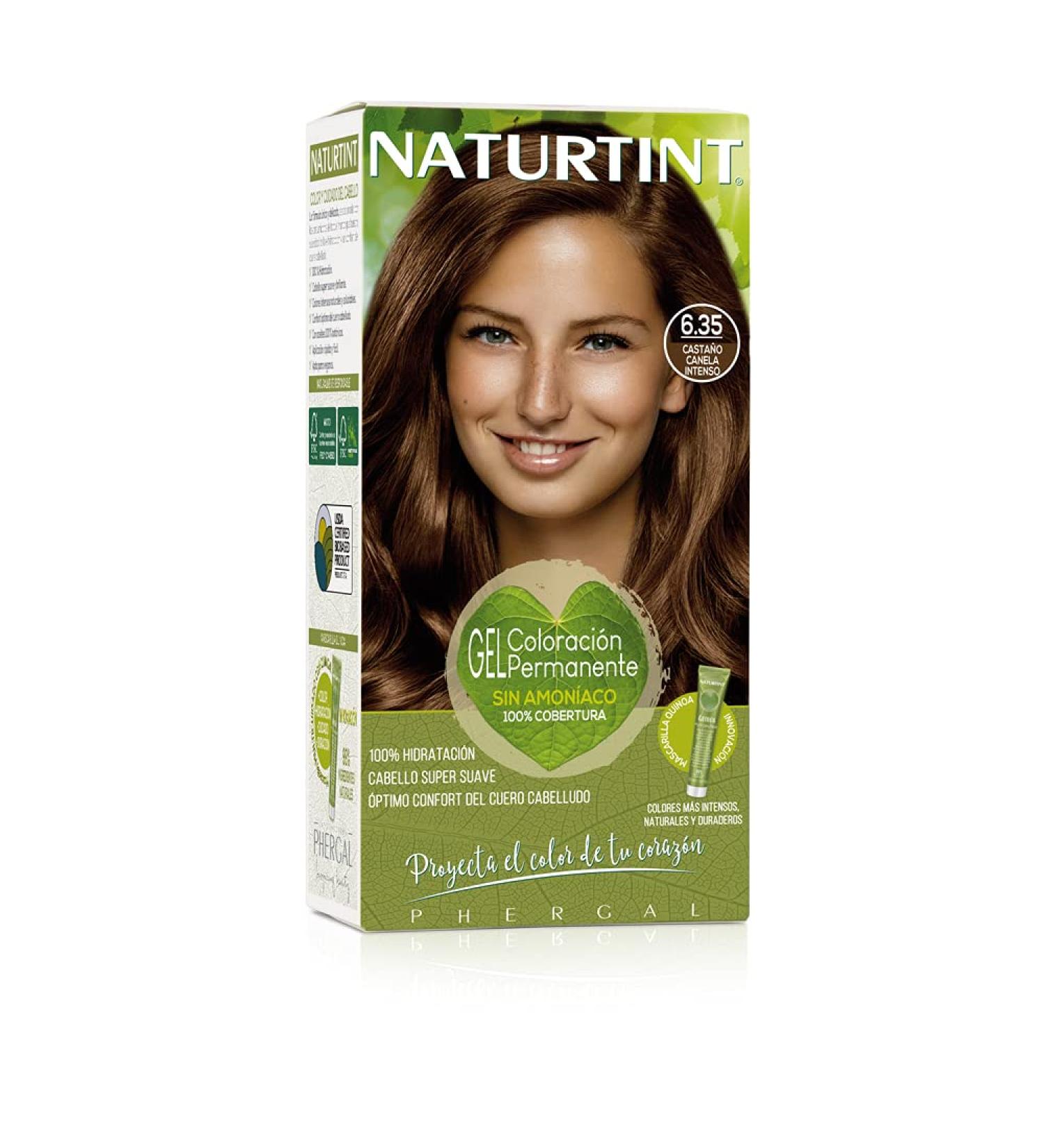 Natureint Bio-Based Hair Color 6.35 - Intense Cinnamon Brown | Ammonia-Free 100% Gray Coverage Natural & Long-Lasting | 1 Pack - Buy Online on GoSupps.com