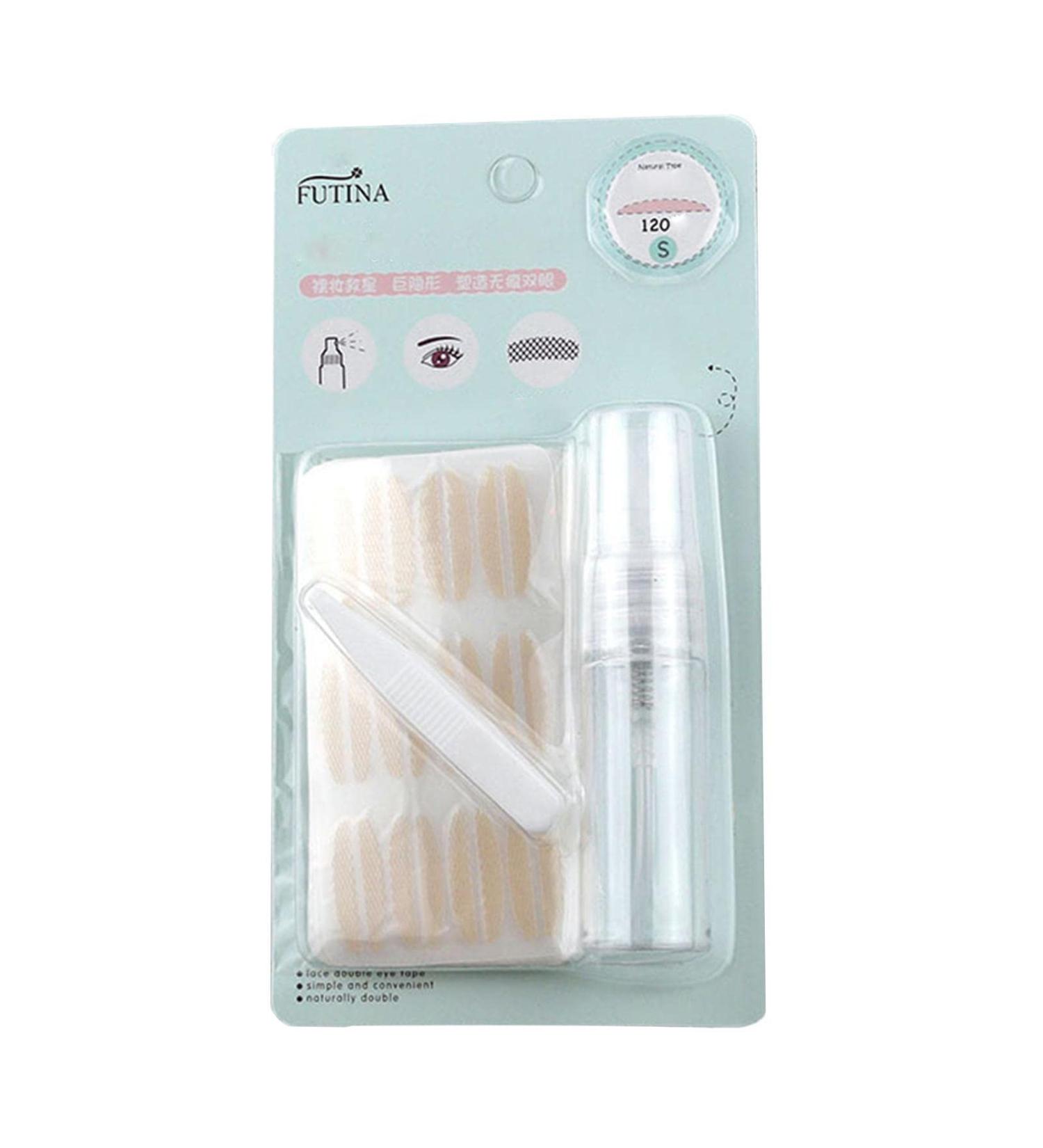 Natural Invisible Eyelid Strips | 120 pairs Sweat Proof Lace Double Eyelid Patch | Glue Eyelid Patch for Saggy Eyes Lasting Traceless Eyelid Tape for Mono Eyelids S (120 Pairs) - Buy Online on GoSupps.com