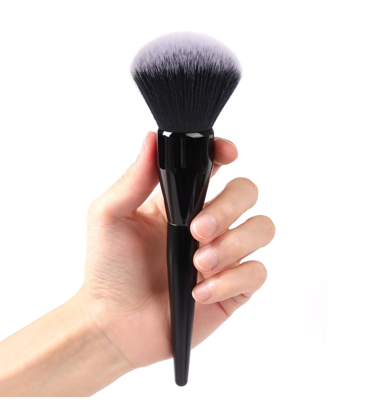 Large Powder Brush - Luxurious Vegan Makeup Brush for Flawless Blending & Buffing | Professional Foundation & Concealer Tool Cruelty-Free Bristles - Buy Online on GoSupps.com
