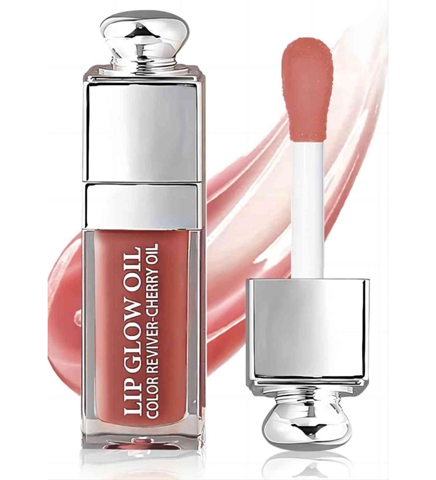 Unyoke Hydrating Lip Glow Oil: Tinted Lip Care Oil for Dry Lips - Non-Sticky Formula with Big Brush Head - Prevents Cracked Lips - Plumping Lip Oil Gloss Tinted - Buy Online on GoSupps.com