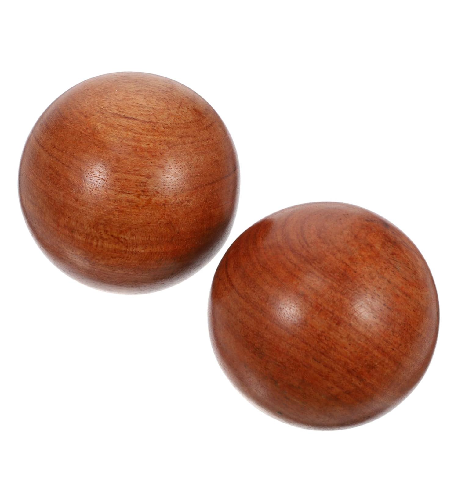 Clispeed 2-Piece Health Ball Set - Wooden Massage Tools | Vintage Gifts for Muscle Relaxation & Home Decor - Buy Online on GoSupps.com