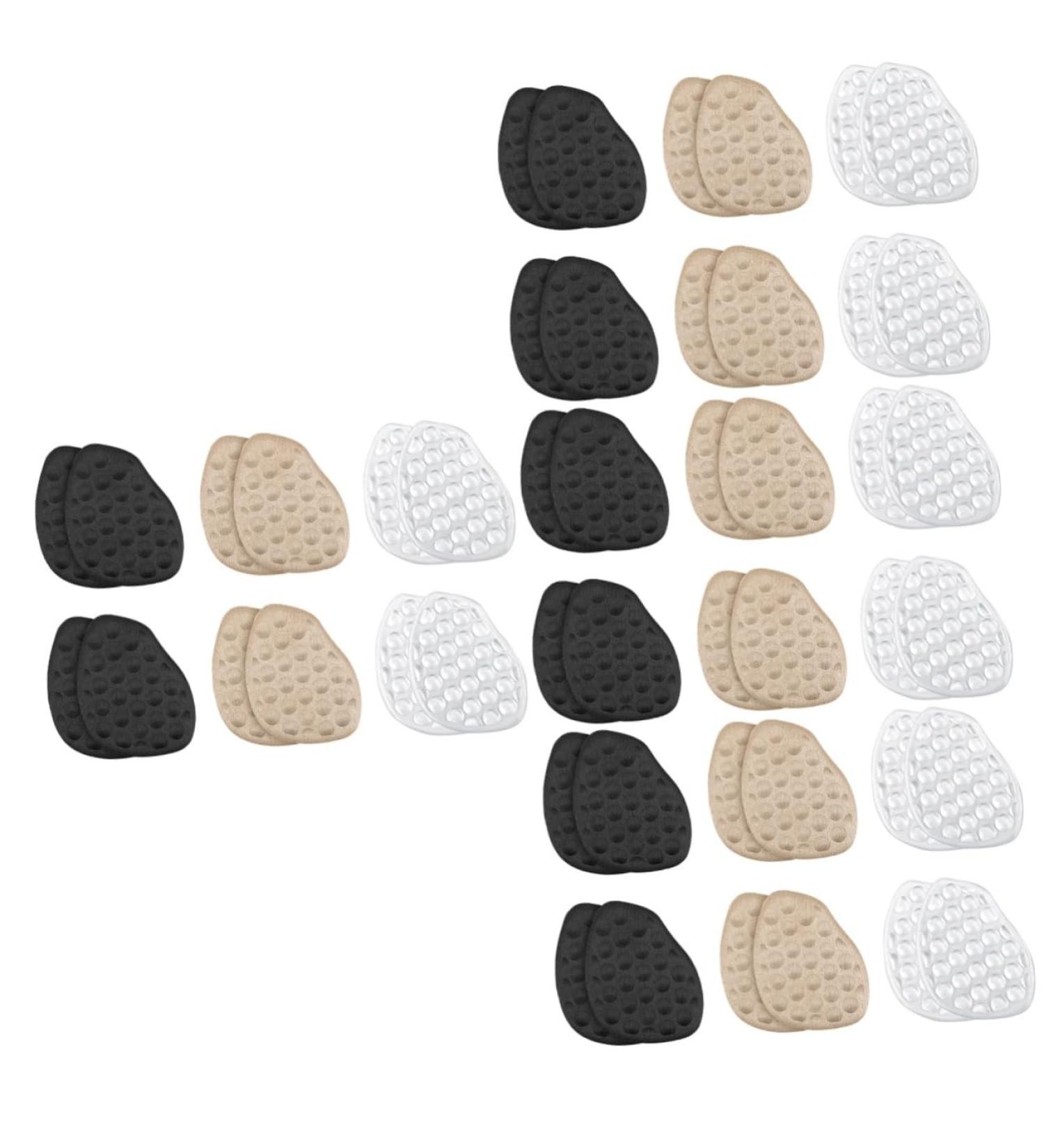 FRCOLOR High Heels Forefoot Pads - 24 Pairs Metatarsal Cushions for Foot Protection | Non-Skid Insole Pads for Comfort - Buy Online on GoSupps.com