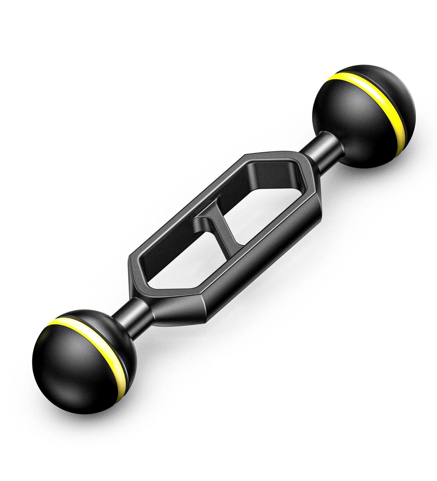 Sea Frogs 4.0 Double Ball Arm: Essential Lightweight Underwater Photography Gear for Diving - Aluminum Alloy - Buy Online on GoSupps.com