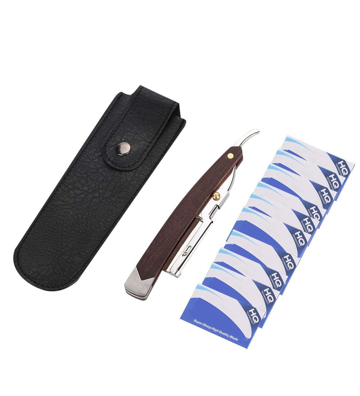 Ultimate Beard Grooming Kit - 10-Piece Shaving Set for Men in Portable Leather Case | Zinc Alloy Quality - Buy Online on GoSupps.com