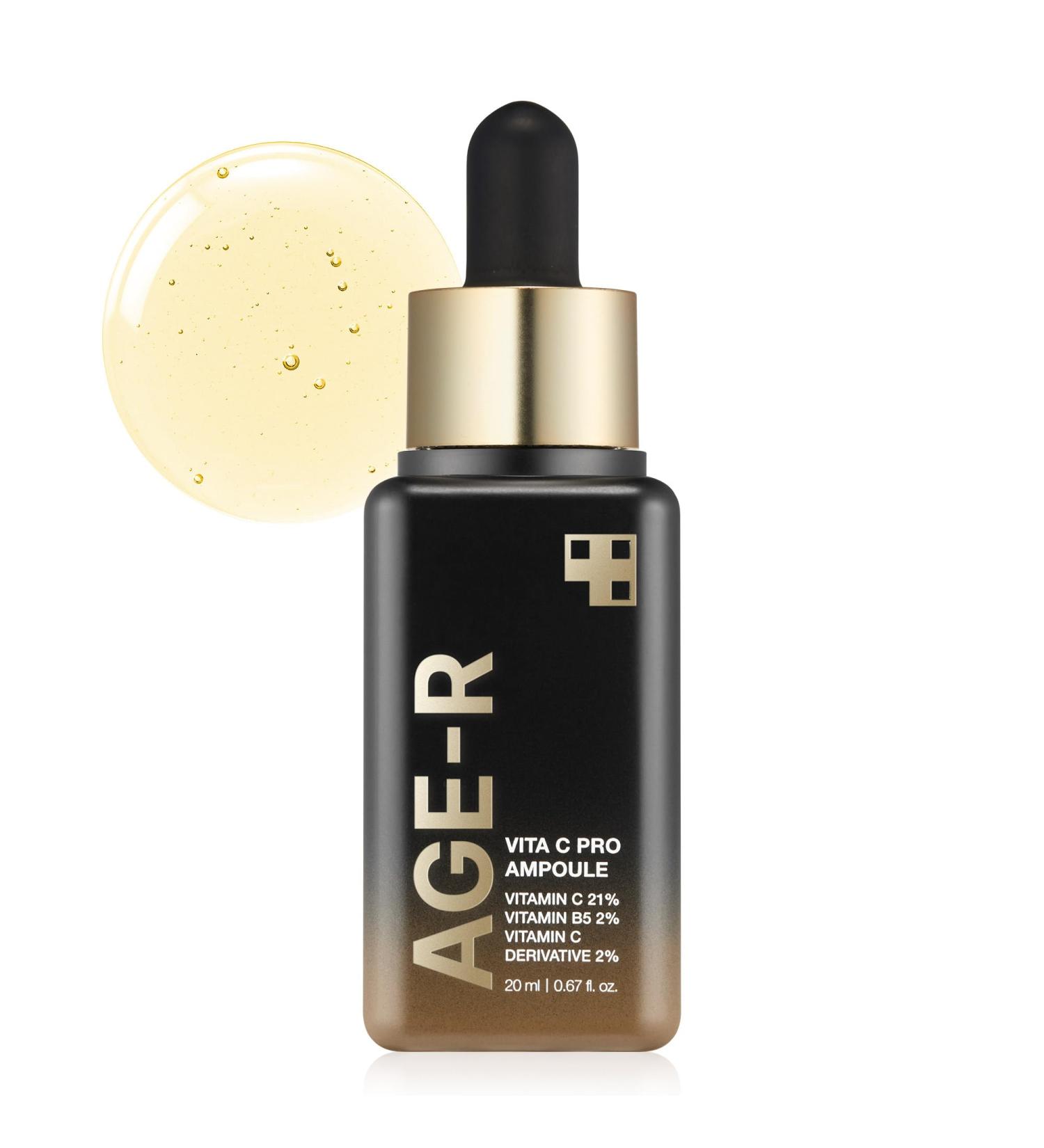 Medicube Age-R Vita C Pro Ampoule S rum Vitamine C pour taches & teint irr gulier Am liore clat & absorption avec Age-R Booster Pro - Buy Online on GoSupps.com