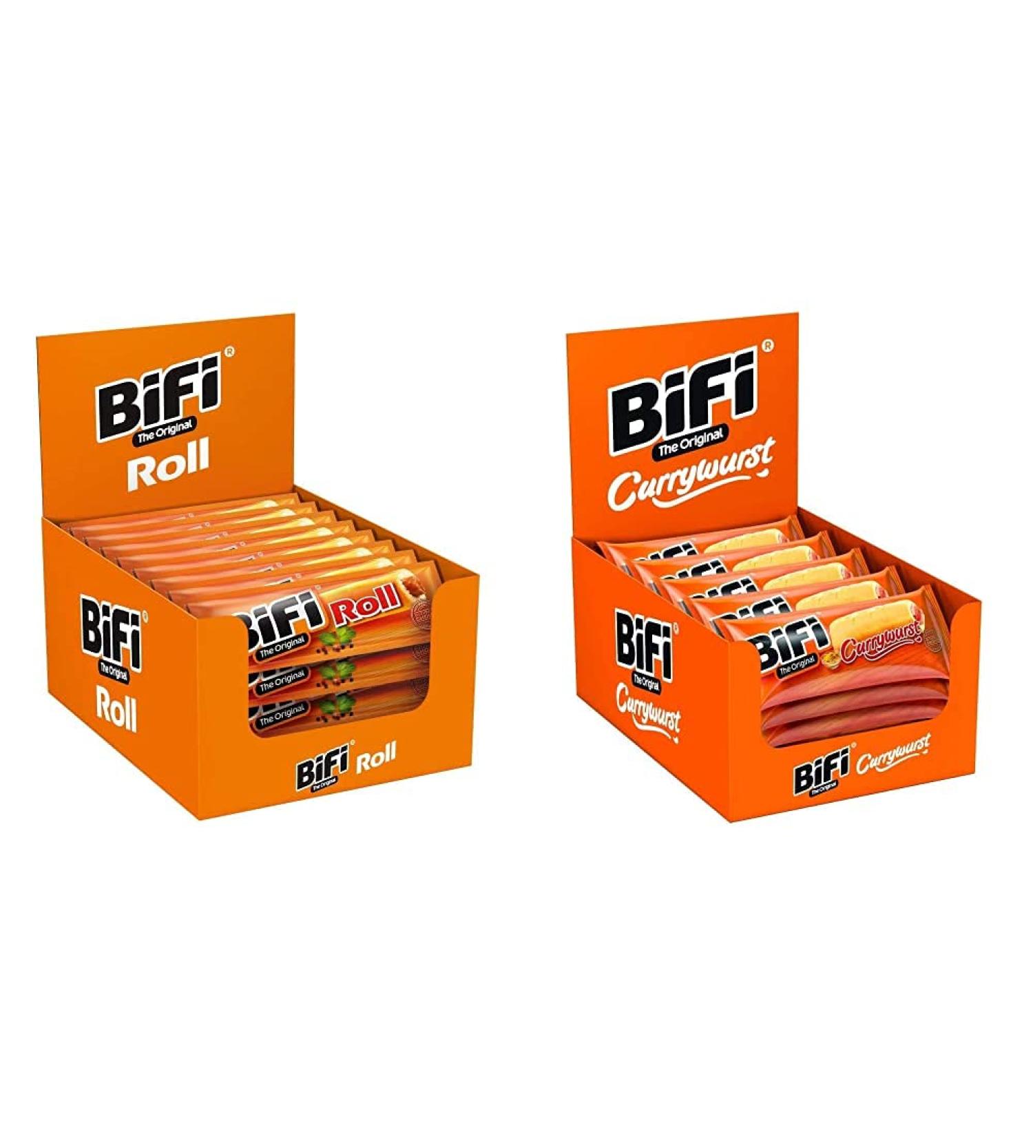 Buy BIFI Roll 24 Pack & Currywurst 20 Pack - Premium Salami Snacks - International Shipping Available - Buy Online on GoSupps.com