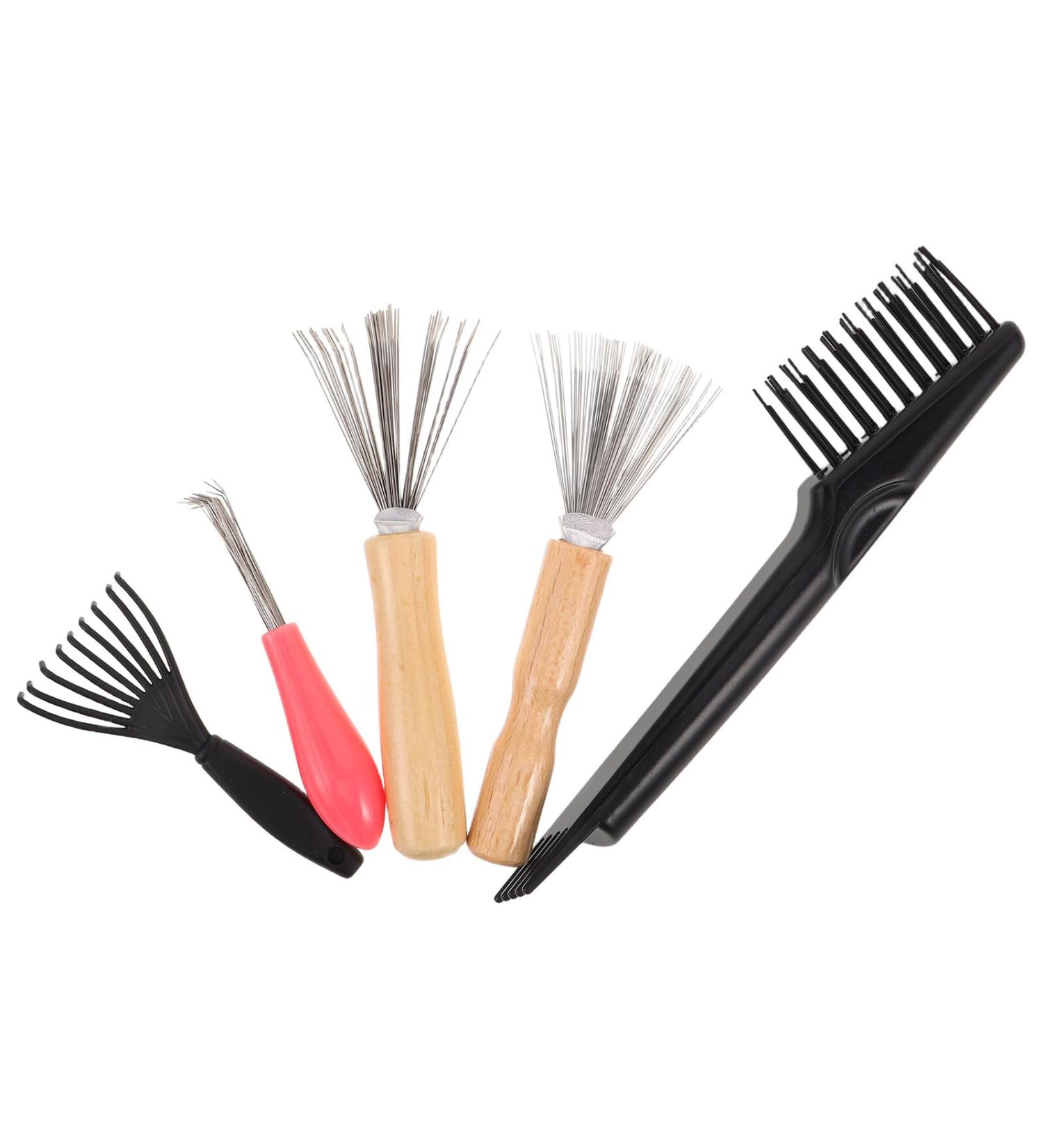 Mipcase 5pi ces Nettoyeur de Brosses Cheveux Lot de Outil Compact pour Enlever Cheveux et Poussi re des Brosses Extensibles Peigne de Nettoyage - Buy Online on GoSupps.com