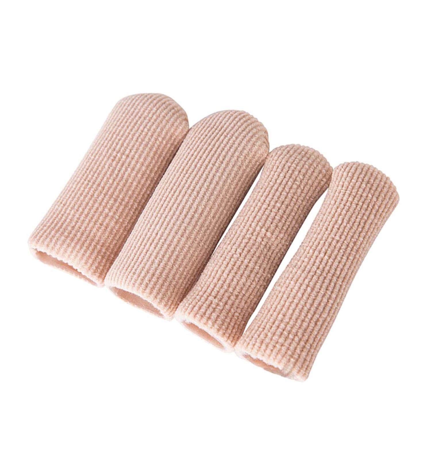 DOITOOL 4pcs Cracking Skin Calluses Adjustable Finger Guards Bunion Wraps Gel Protector - S/M/L Sizes - Nail Separator & Remover - Buy Online on GoSupps.com