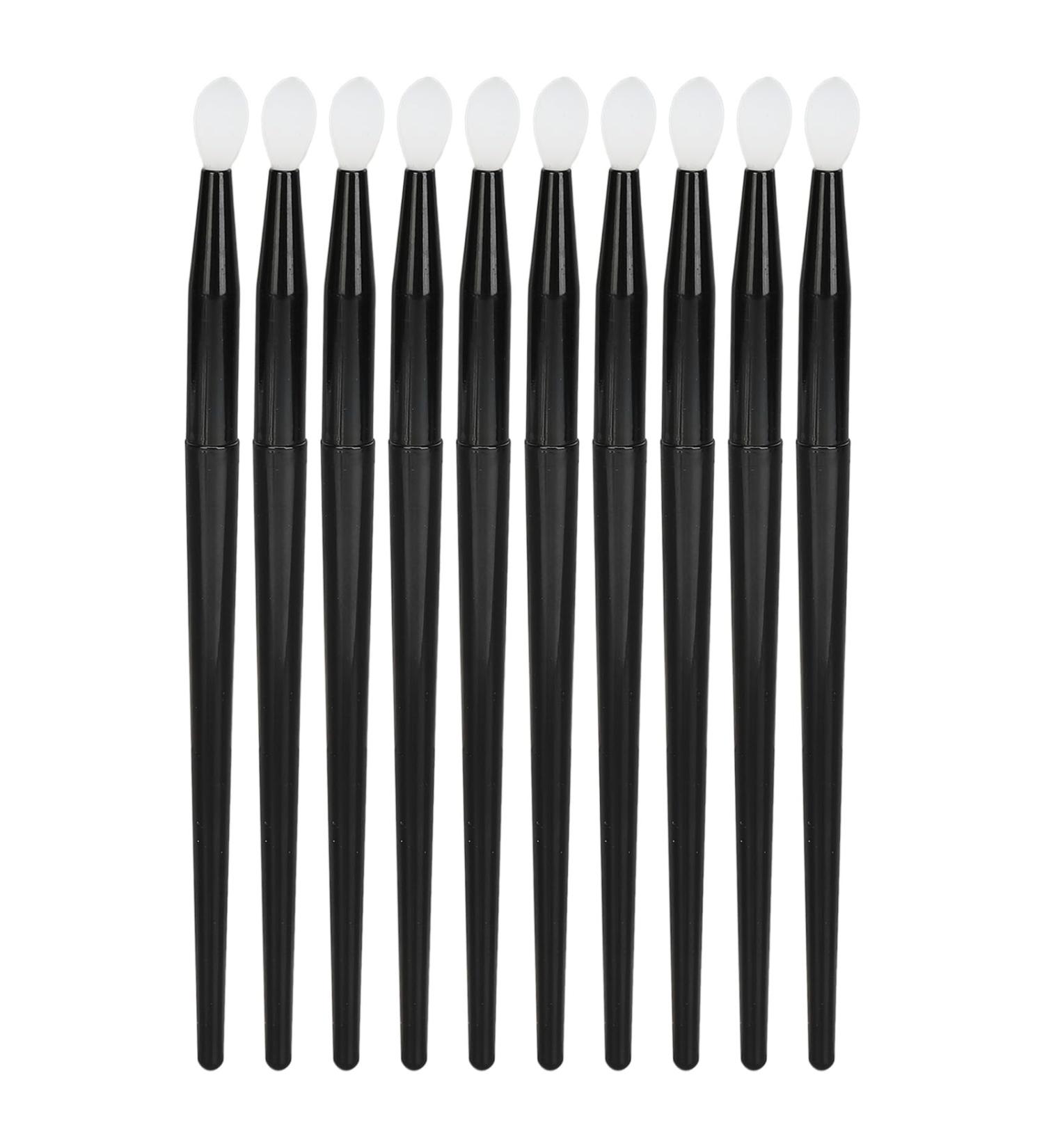 10 Pieces Silicone Lip Brushes Set Portable Long Handle Lip Gloss Applicator Reusable Facial Makeup Brush Set for Salon Home - Buy Online on GoSupps.com