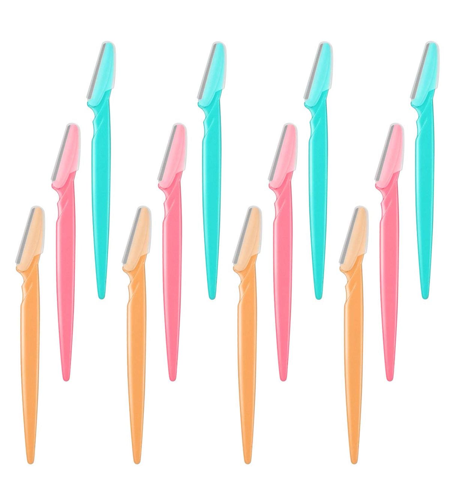 12 Pieces Eyebrow Razor Set | Precision Face & Body Hair Removal for Women - Buy Online on GoSupps.com
