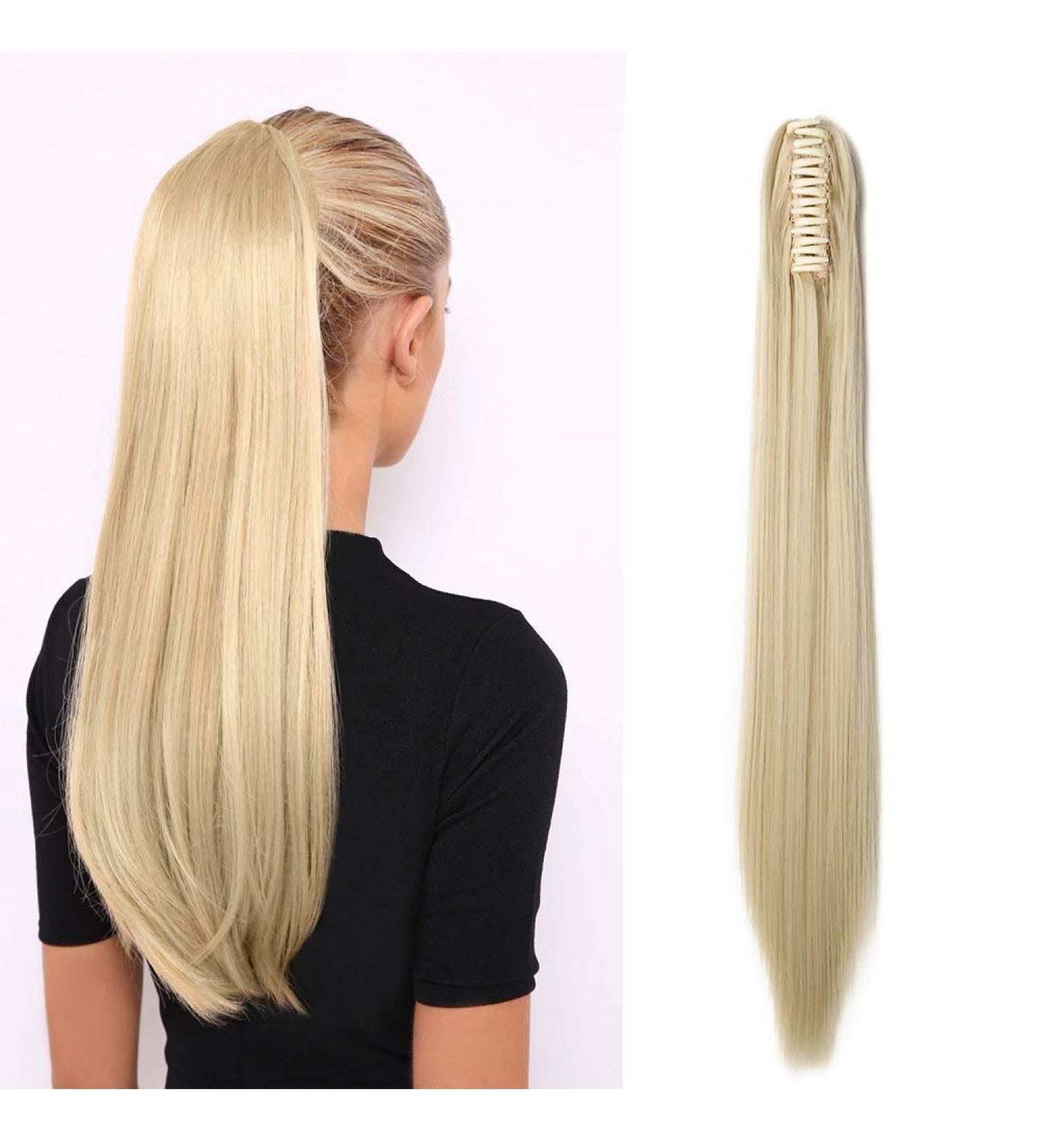 Sego Ponytail Extension - 53cm Heat-Resistant Blonde Hair Piece | Realistic Braided Hair Extension (140g) - Buy Online on GoSupps.com