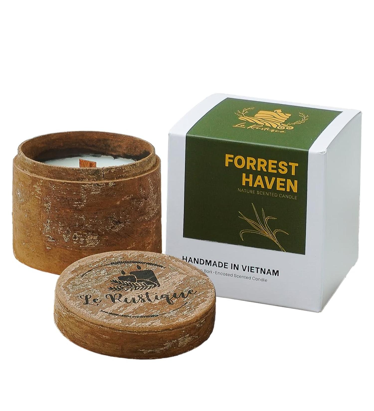 Forrest Haven Aromatherapy Soy Candle - Lavender Cedarwood & Vetiver | 3.2oz - 24-Hour Burn Time | Healing & Relaxation Fall Decor - Buy Online on GoSupps.com