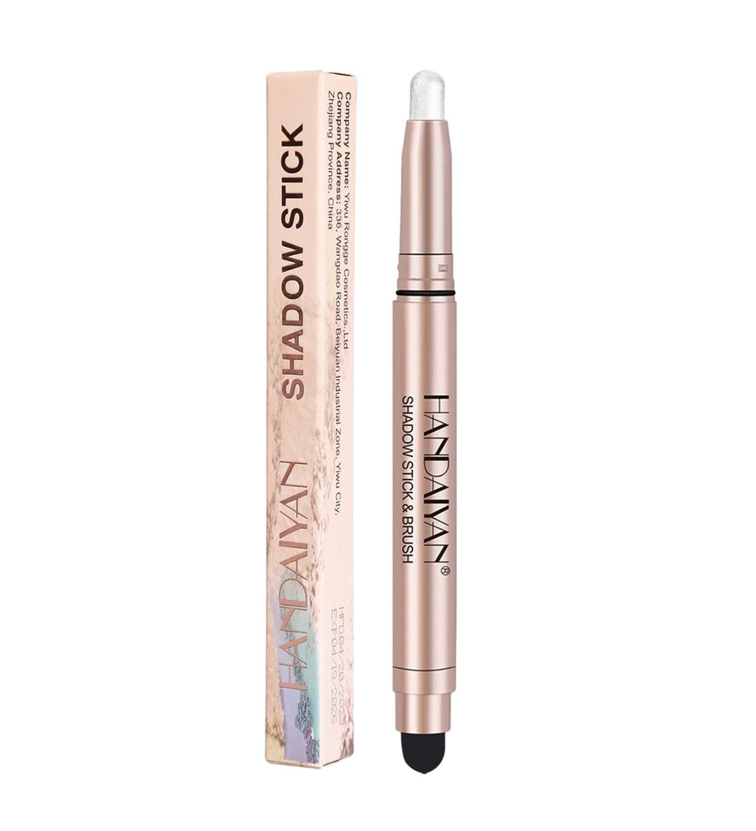 Glitter Eyeshadow Pencil Cream Eyeshadow Stick Waterproof Glitter Eyeshadow Eyeliner Long-Lasting Women Highlight Eyeshadow Makeup for Shopping Dating 01 - Buy Online on GoSupps.com