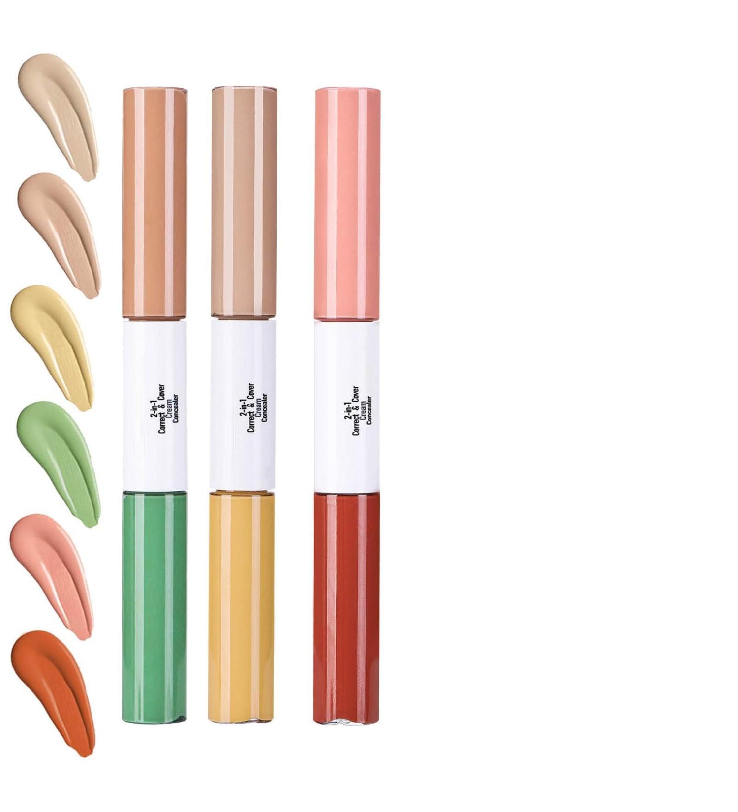 Besreey Liquid ConcealerMakeup Camouflage with High Opacity 3 Pieces Girls Sweatproof Contouring Cosmetics for Date Meeting Wedding and Travel - Buy Online on GoSupps.com