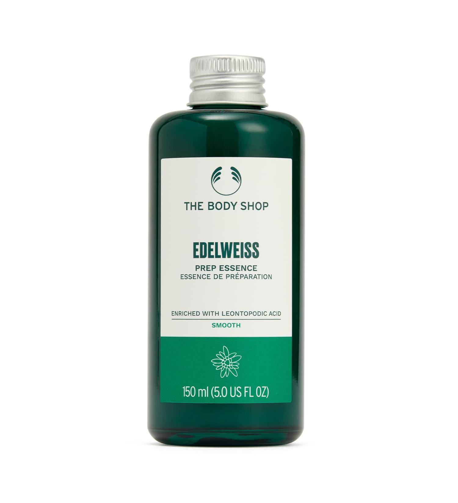 The Body Shop Edelweiss Prep Essence Vegan Skin Cleanser for Smooth Complexion 100ml | International Shipping Available - Buy Online on GoSupps.com