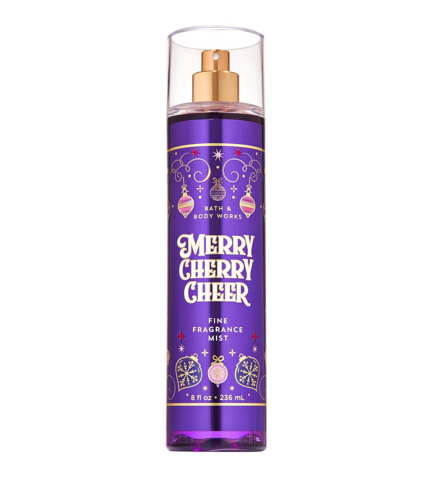 Bath and Body Works MERRY CHERRY CHEER Fine Fragrance Mist 8 Fluid Ounce (2019 Edition) Cherry Pomegranate 8 Fl Oz (Pack of 1) - Buy Online on GoSupps.com