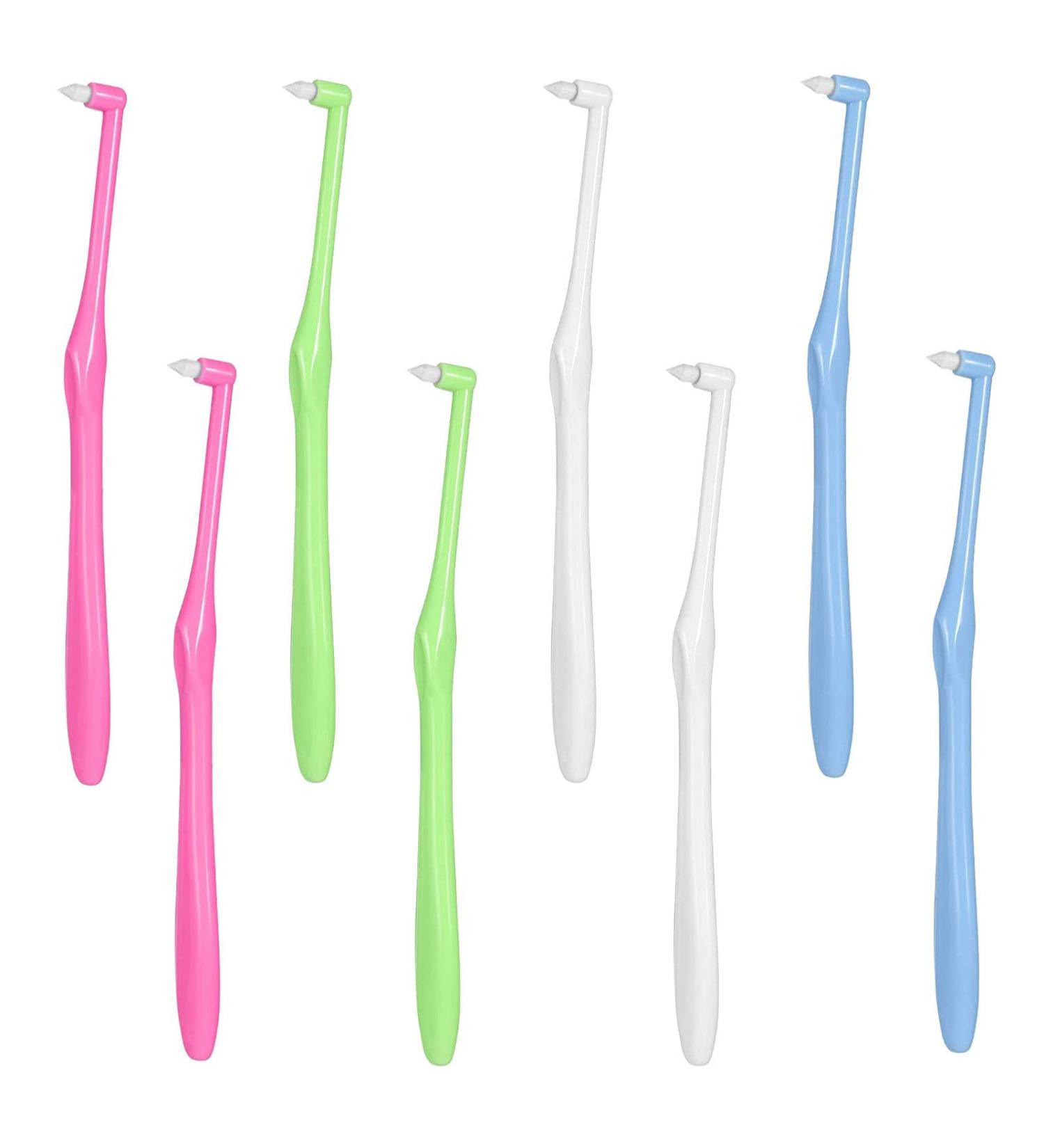 Buy LHDFYQT 8-Piece Tuft Toothbrush Set - Soft Slim Interdental Brushes for Orthodontic Care & Detailed Cleaning - Buy Online on GoSupps.com