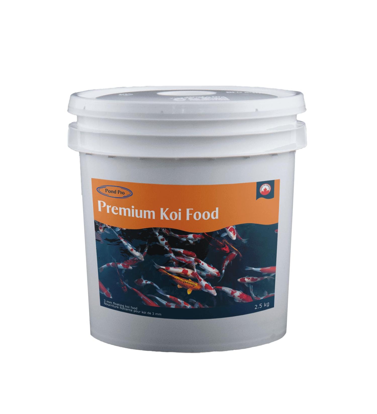 Pond Pro Premium Koi Food 3mm 2.5kg (5.5 lbs) - Canadian Made Breeder Approved - Buy Online on GoSupps.com