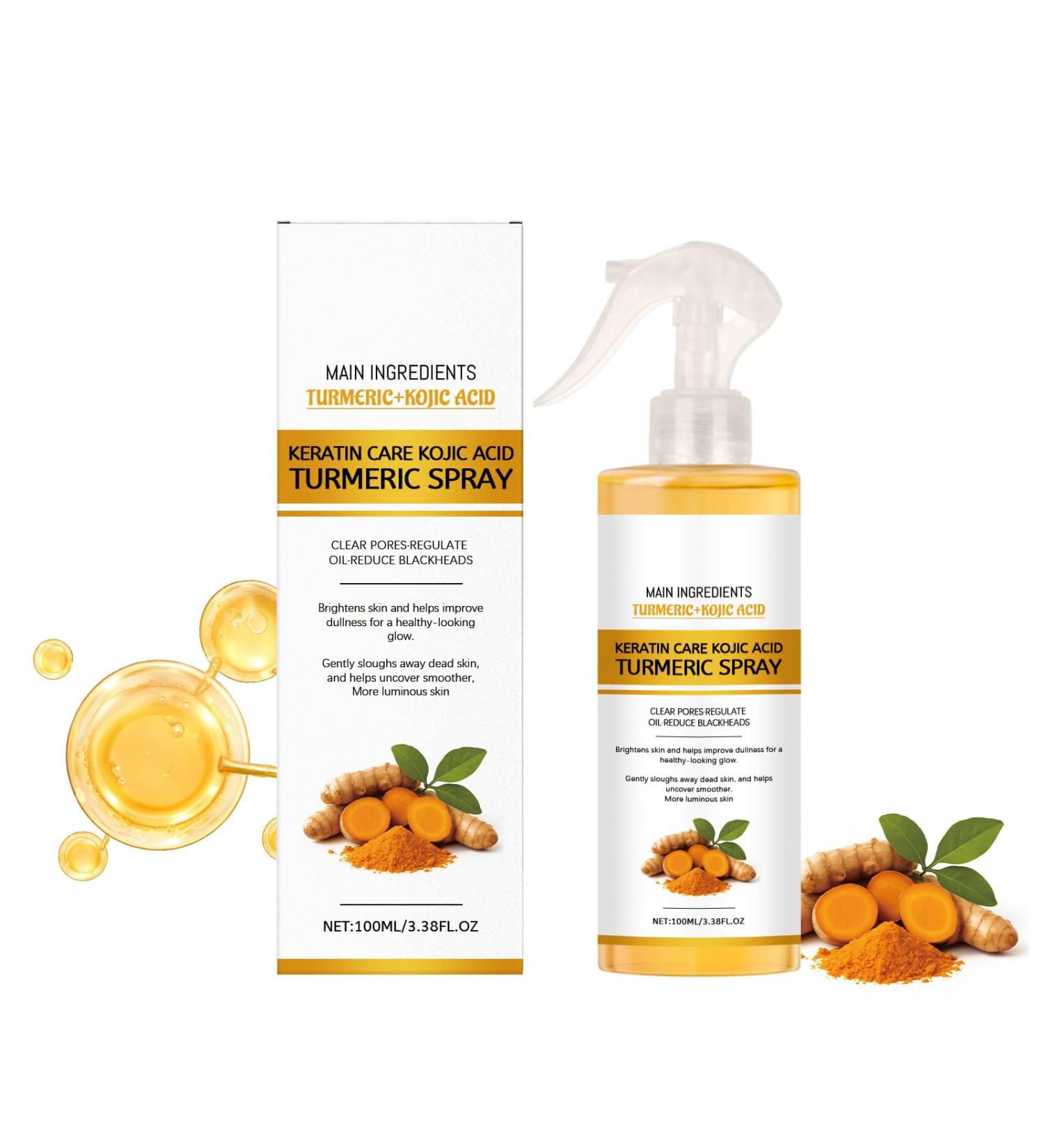 Turmeric Spray exfoliant Kojic Acid Turmeric Peeling Spray Exfoliant Kojic Acid Turmeric Sprays Convient tous les types de peau - Buy Online on GoSupps.com