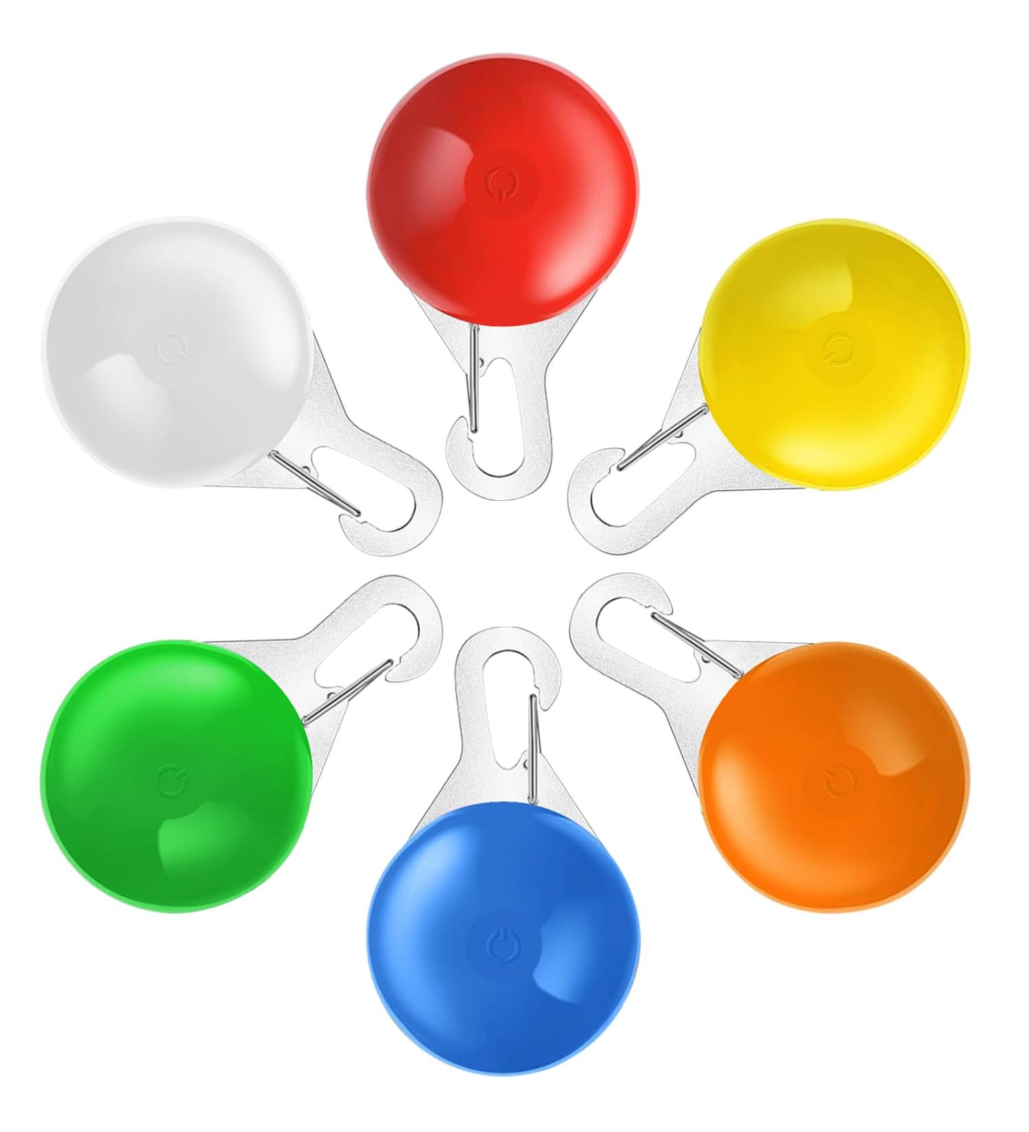 6 PCS LED Blinking Safety Lights for Dogs Cats & Kids - Bright Rechargeable Perfect for Pets & Cyclists - Buy Online on GoSupps.com