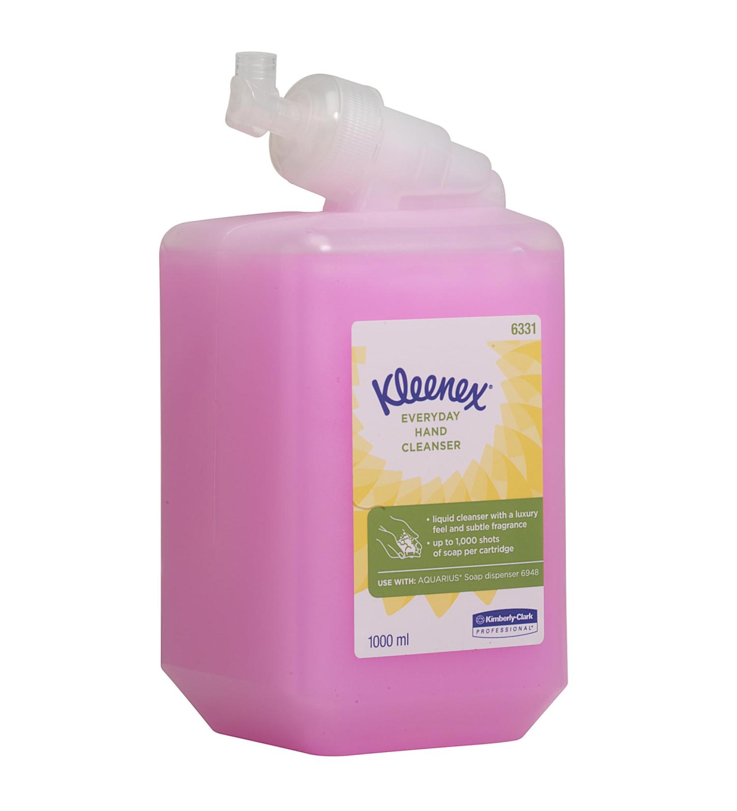  Kleenex Kleenex Daily Use Hand Soap 6331 Pink 1 x 1 Litre (1 Litre Total) - Buy Online on GoSupps.com