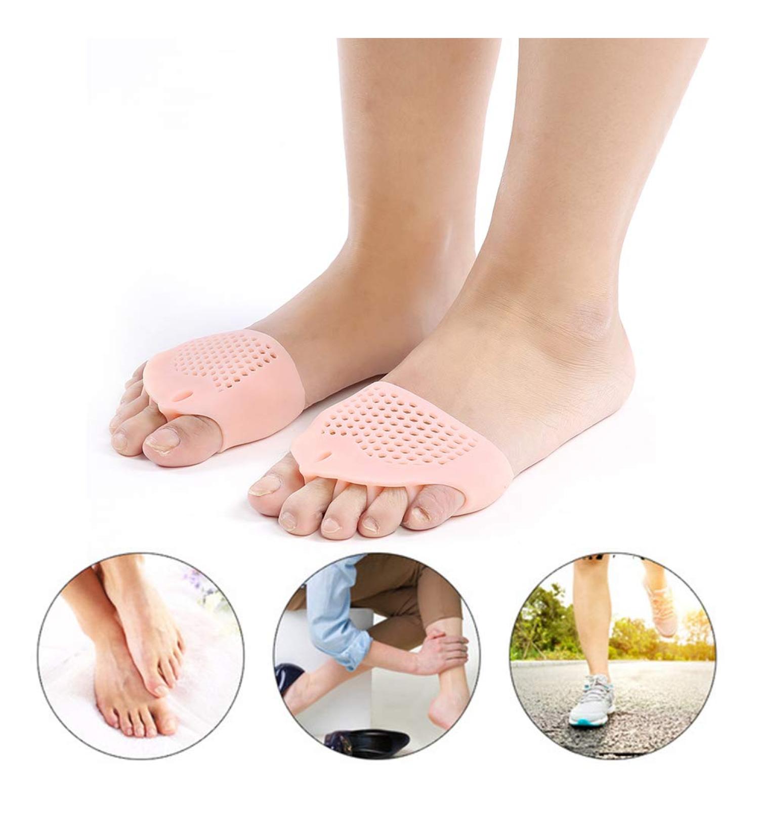 Finger Separator Gel for Hallux Valgus - Silicone Bunion Relief & Toe Correction | Day & Night Comfort - Buy Online on GoSupps.com