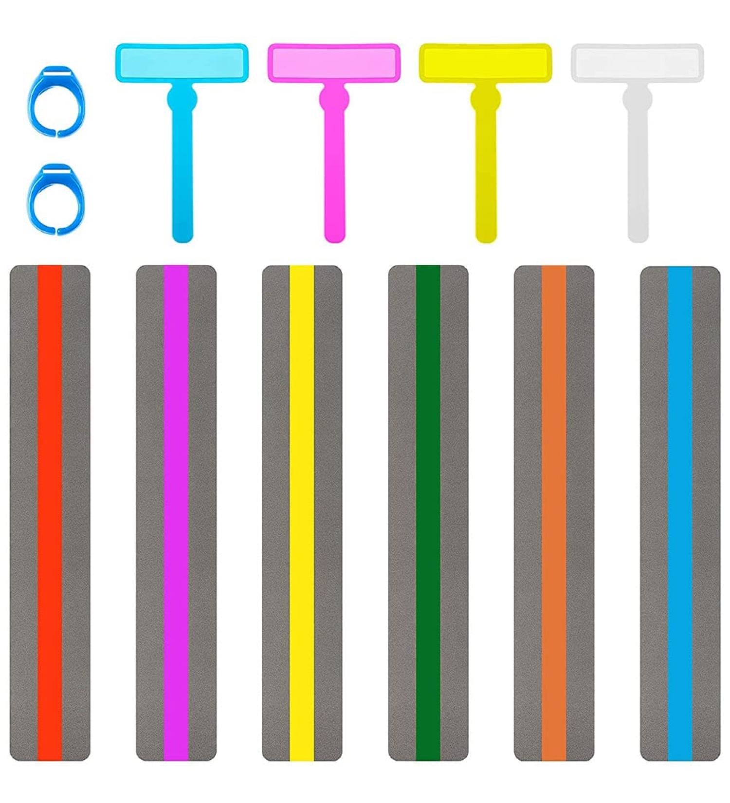 12 Colorful ADHD Dyslexia Guide Strips - Enhance Focus & Learning | Fast International Shipping - Buy Online on GoSupps.com