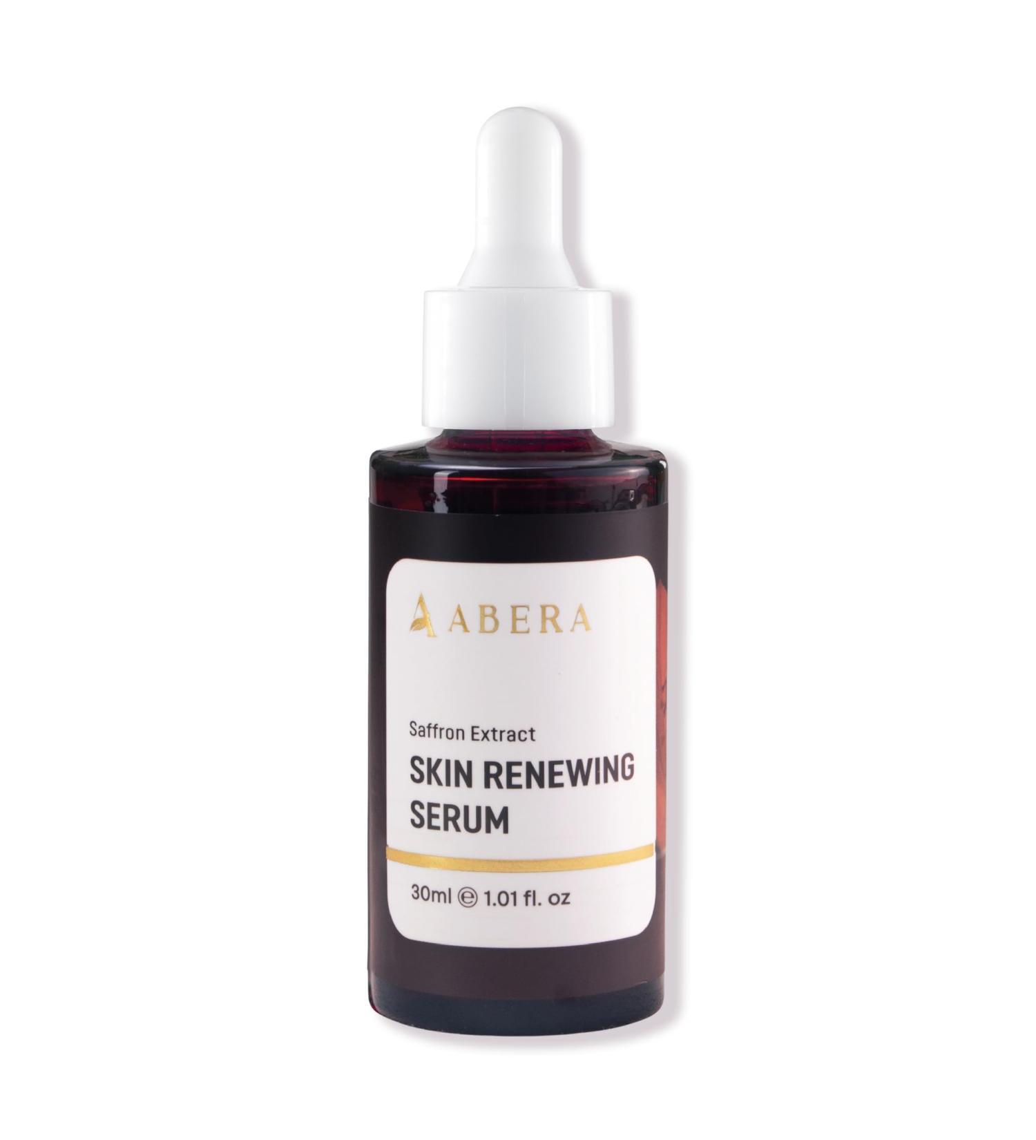 ABERA Saffron Serum - Anti-Aging & Melasma Treatment Hydrating Dark Spot Remover High Potency Extract 1.01 Fl Oz - Buy Online on GoSupps.com