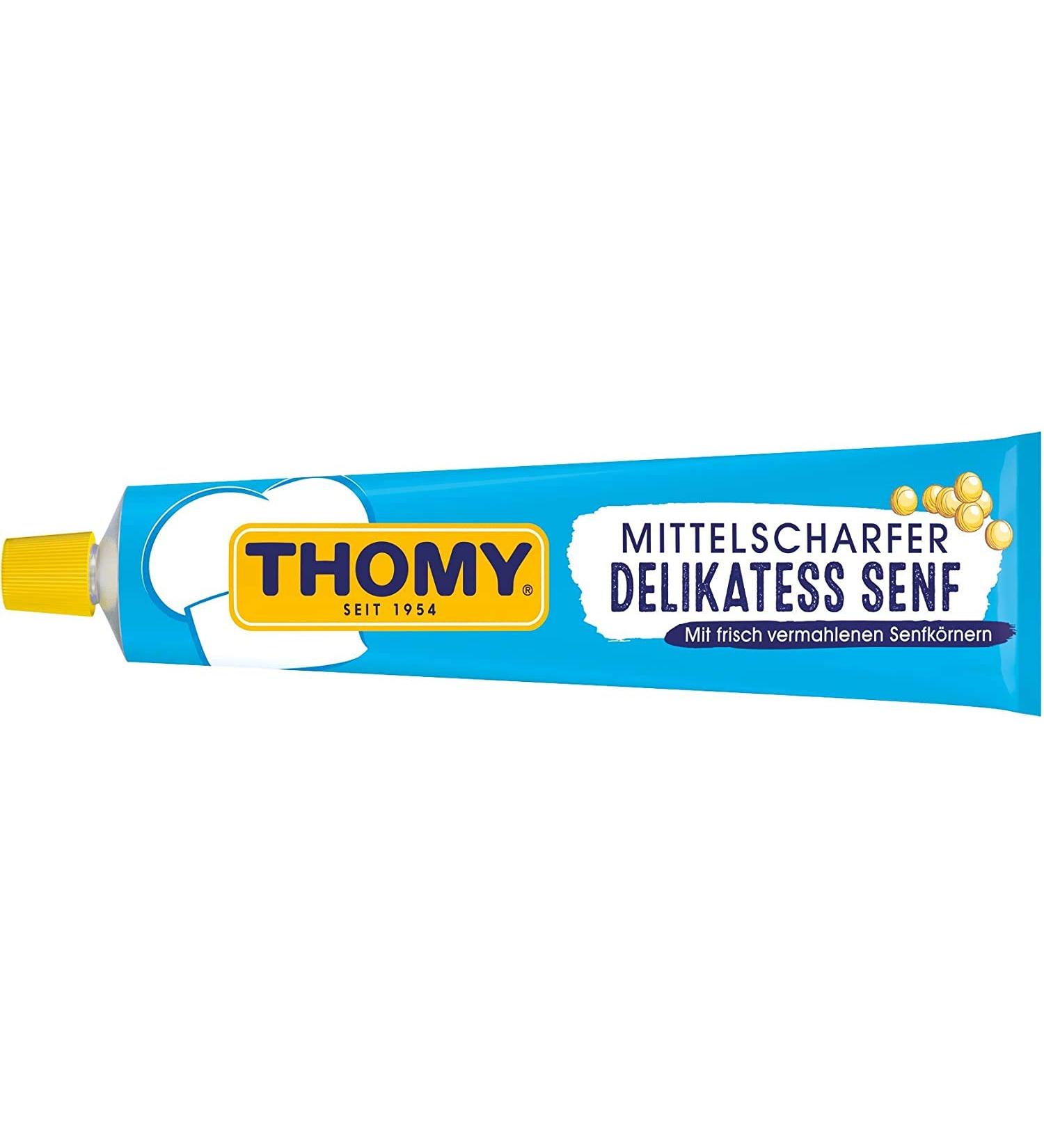 Thomy Gourmet Mustard Medium Strength - 200 ml | Authentic German Flavor - Buy Online on GoSupps.com