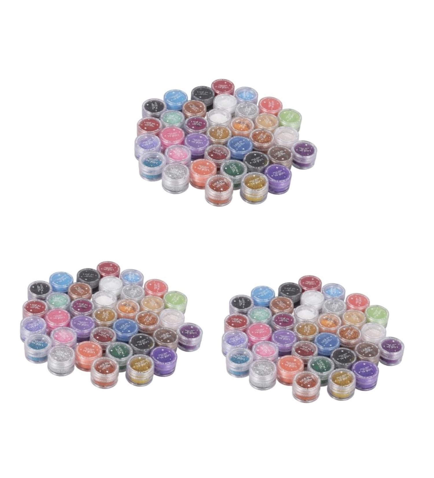 POPETPOP 90 Pcs Eye Shadow Loose Eyeshadow Glitter Eyeshadow Pigments Set Pearlescent - Buy Online on GoSupps.com