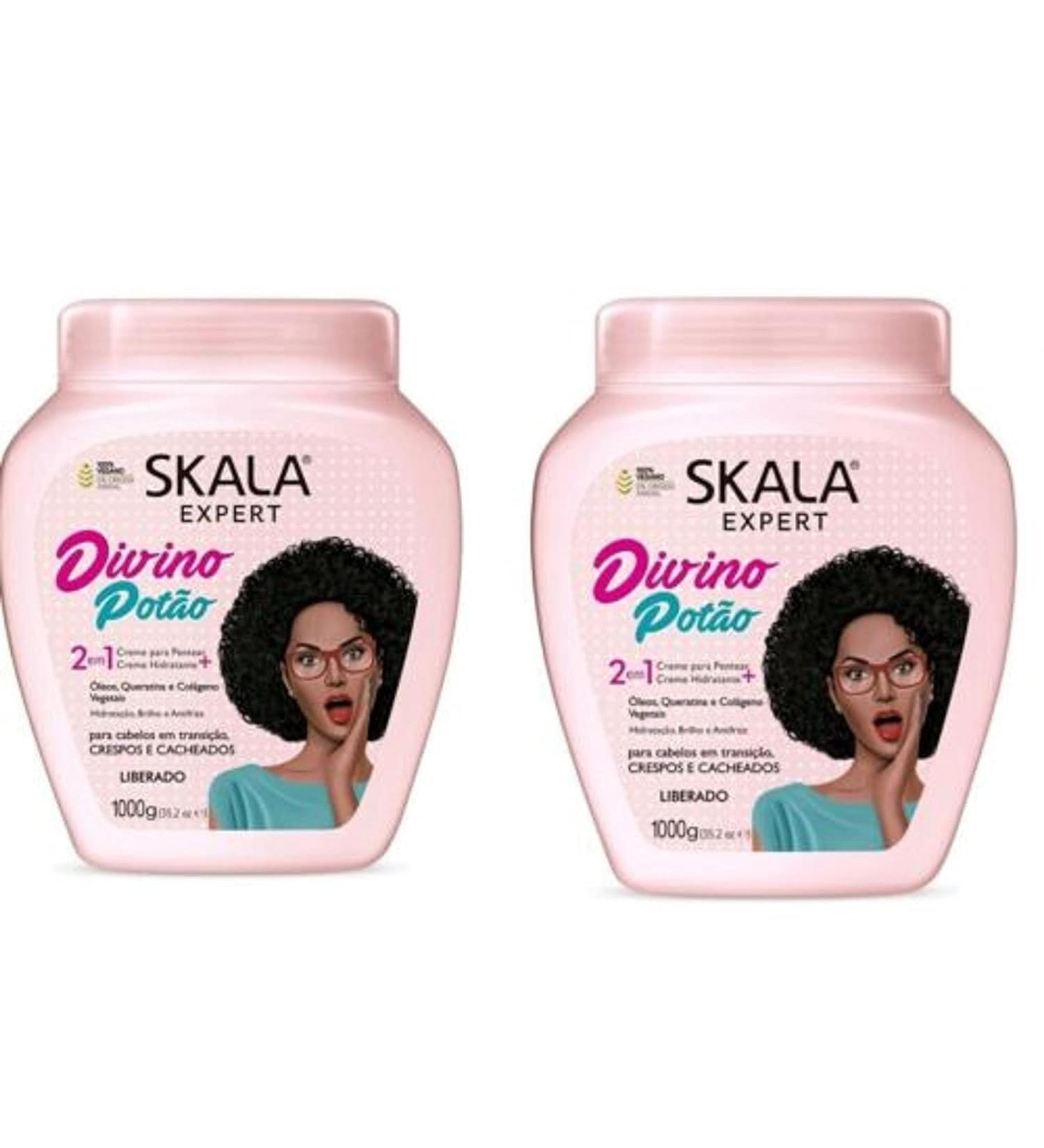 Skala Expert Divino Potao Scala Expert Curly Hair 2-in-1 Treatment Cream 1000g + 1000 g (Set of 2)