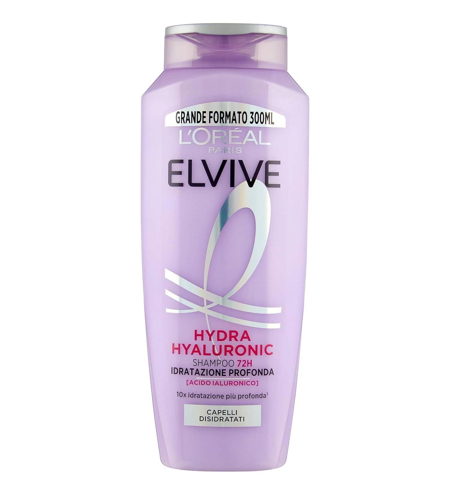  L'OR AL L'oreal Paris Elvive Hair Care Shampoo and Balm (Hydra Hyaluronic Shampoo 300 ml) - Buy Online on GoSupps.com