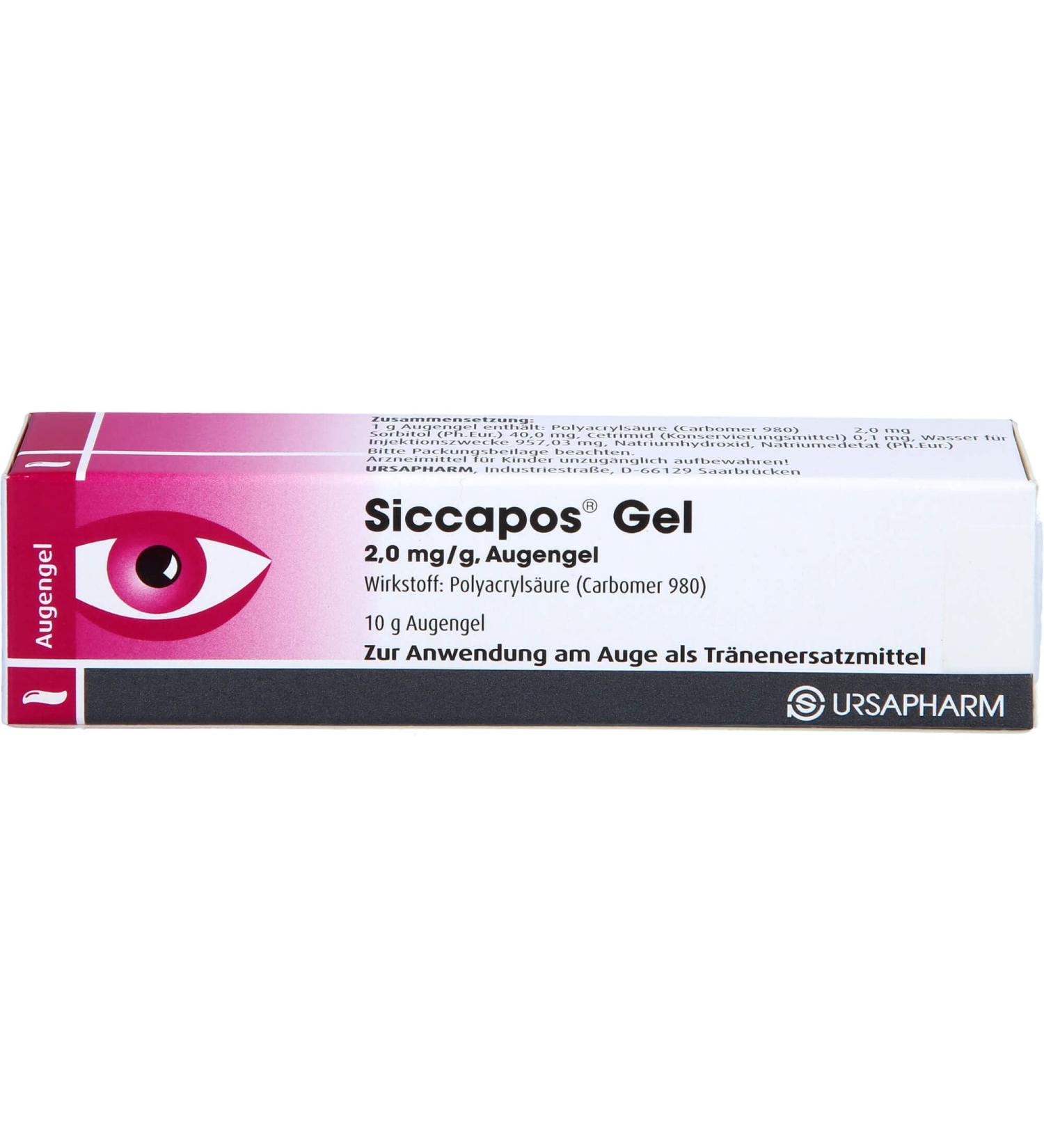 Siccapos Gel 10g - Fast-Acting Relief for Pain & Inflammation | Buy Internationally - Buy Online on GoSupps.com
